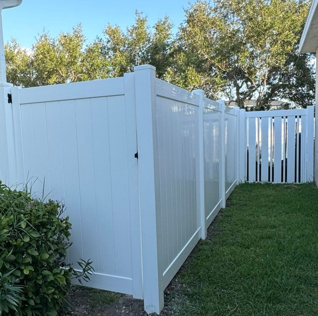Vinyl Fence Installation using 6Ft White Vinyl Privacy Fence by Asap fence and gates, LLC