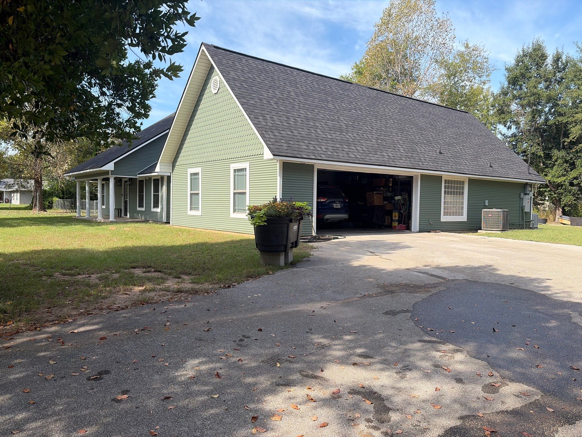 From Aged Yellow to Fresh Green in Frankston, Texas by Quality Coats Painting