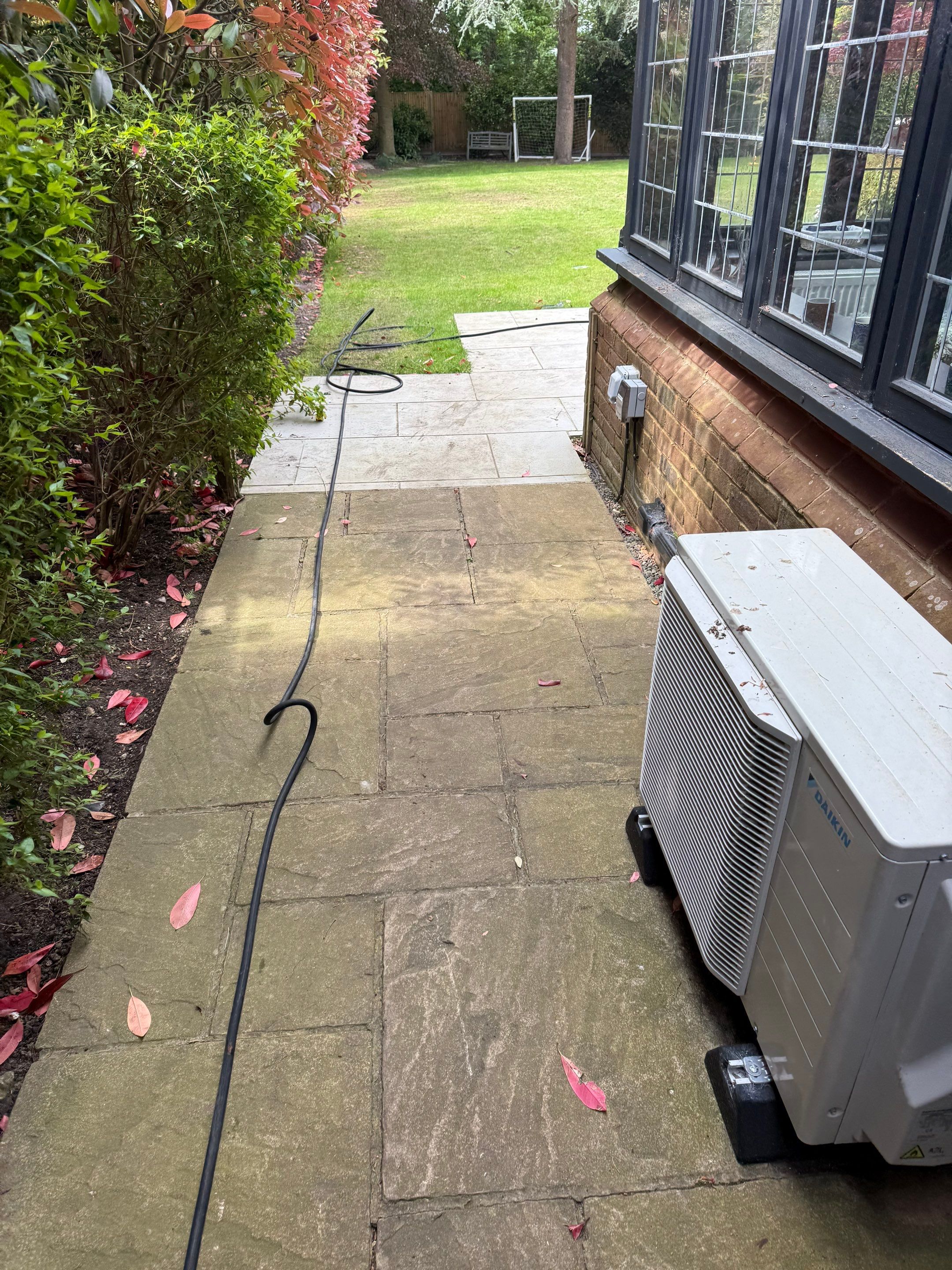 Patio and Pagola clean by Ges Exterior Cleaning ltd