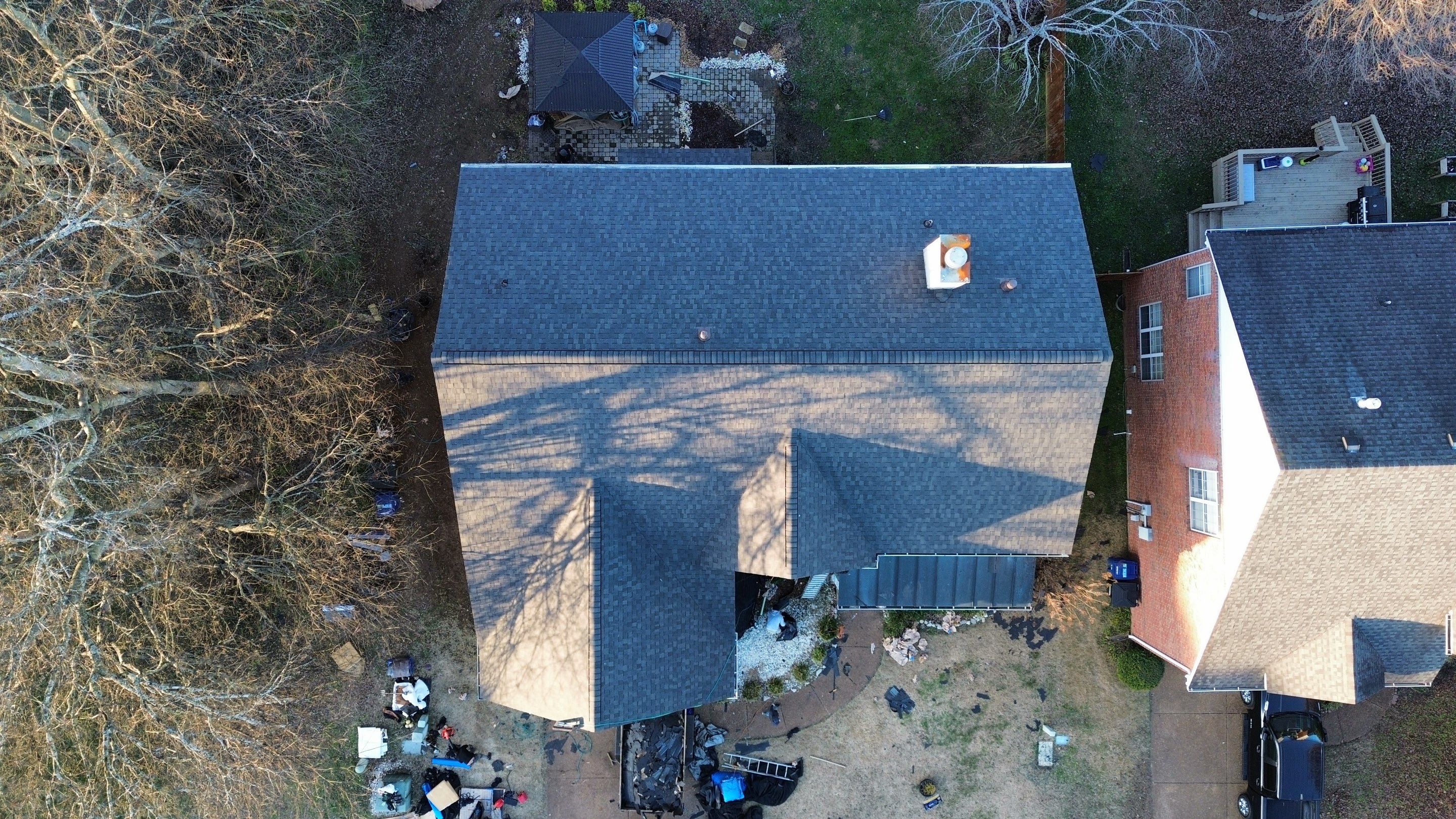 Project in Franklin by Roofworx 