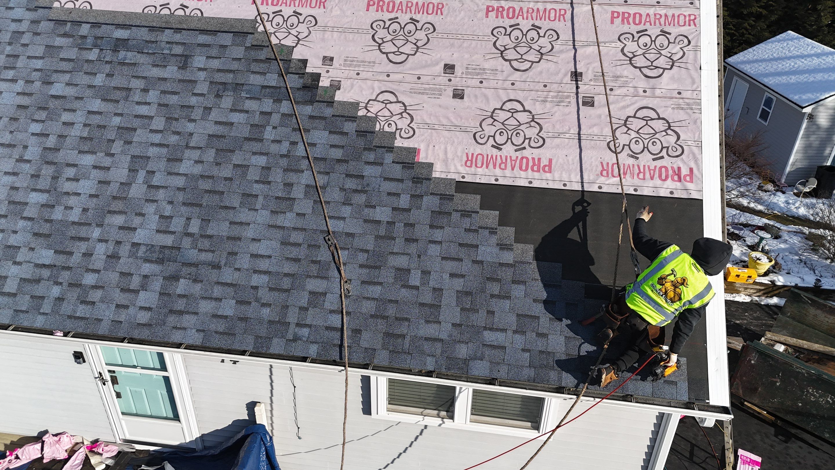 Owens Corning Duration: Harbor Blue in Norwich by Golden Shield Roofing