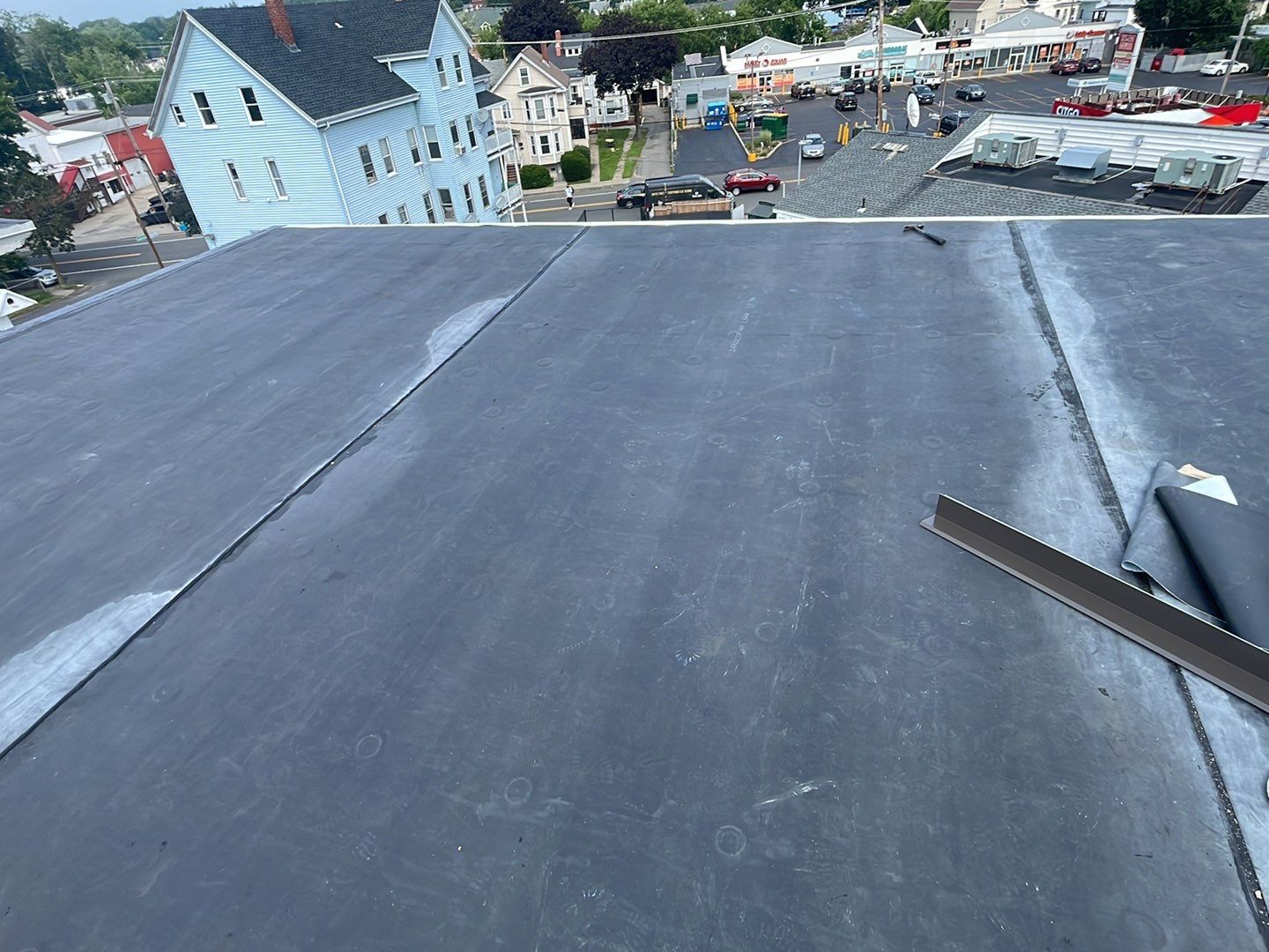 Residential Roofing Installation using EPDM/Rubber by Sensible Home Solutions