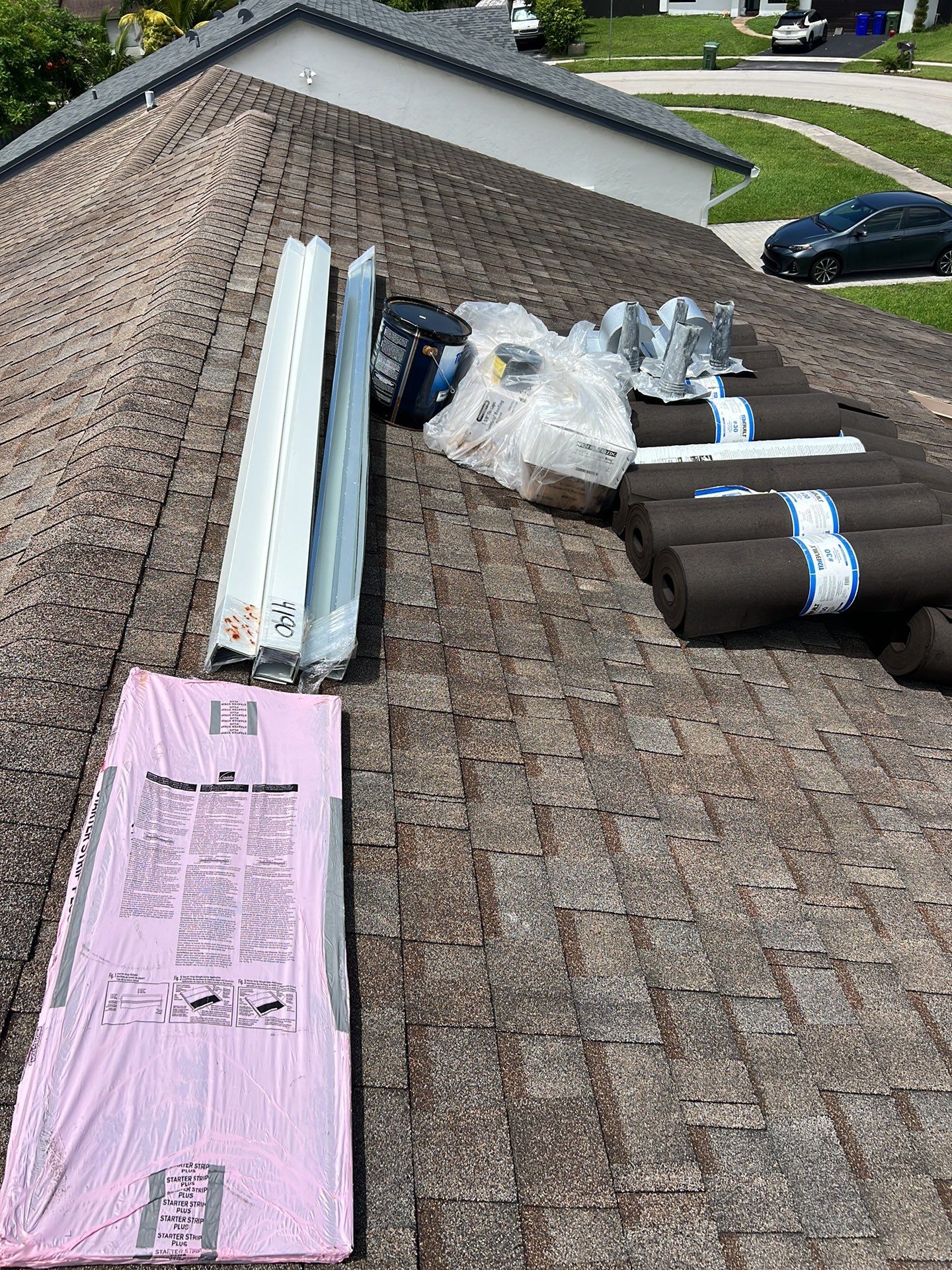 Residential Roofing Installation using Owens Corning Duration Shingle by First Due Roofing