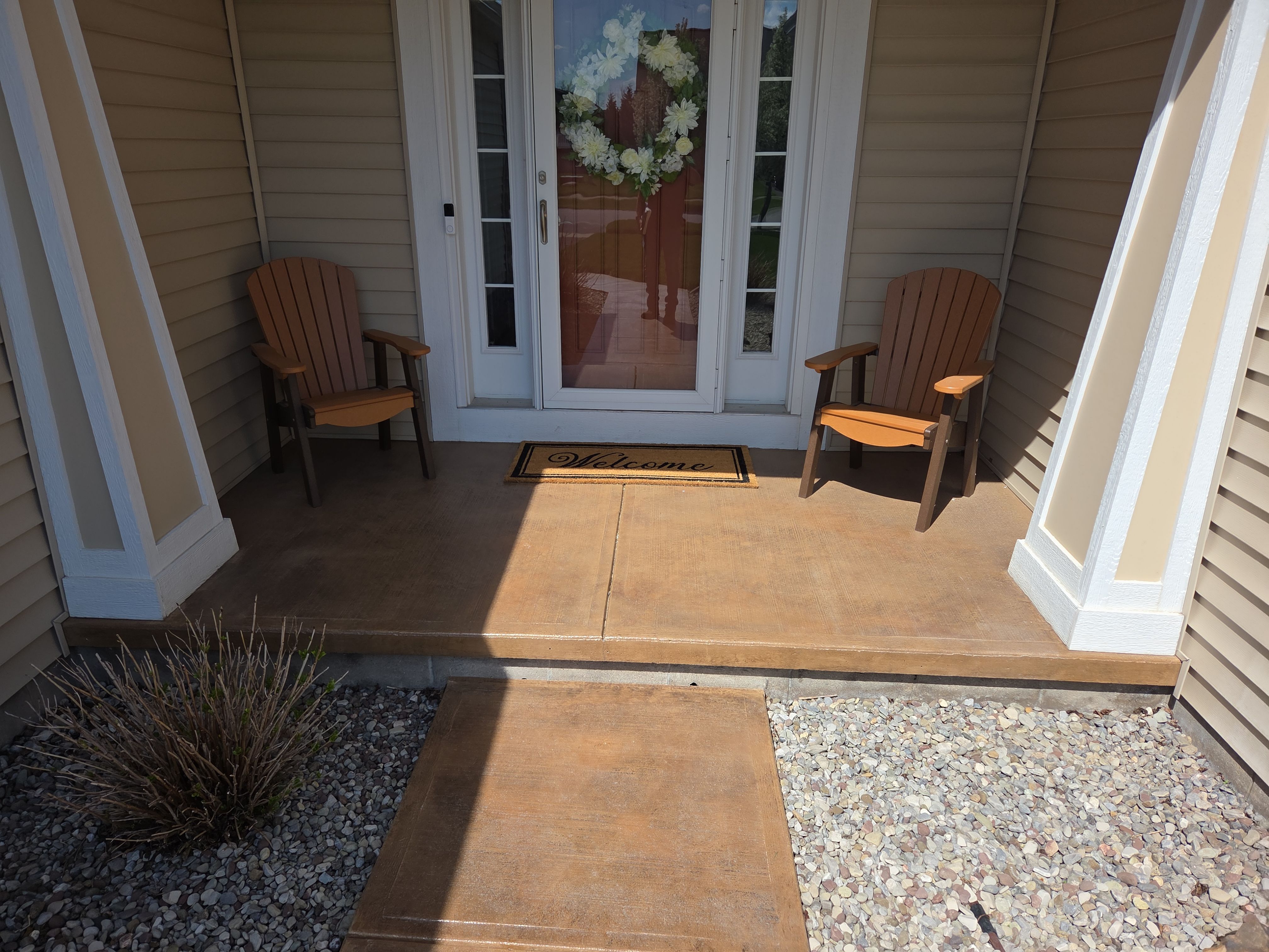 Ultra Sedona Stoop & Walkway Coating by NG Masonry & Construction LLC