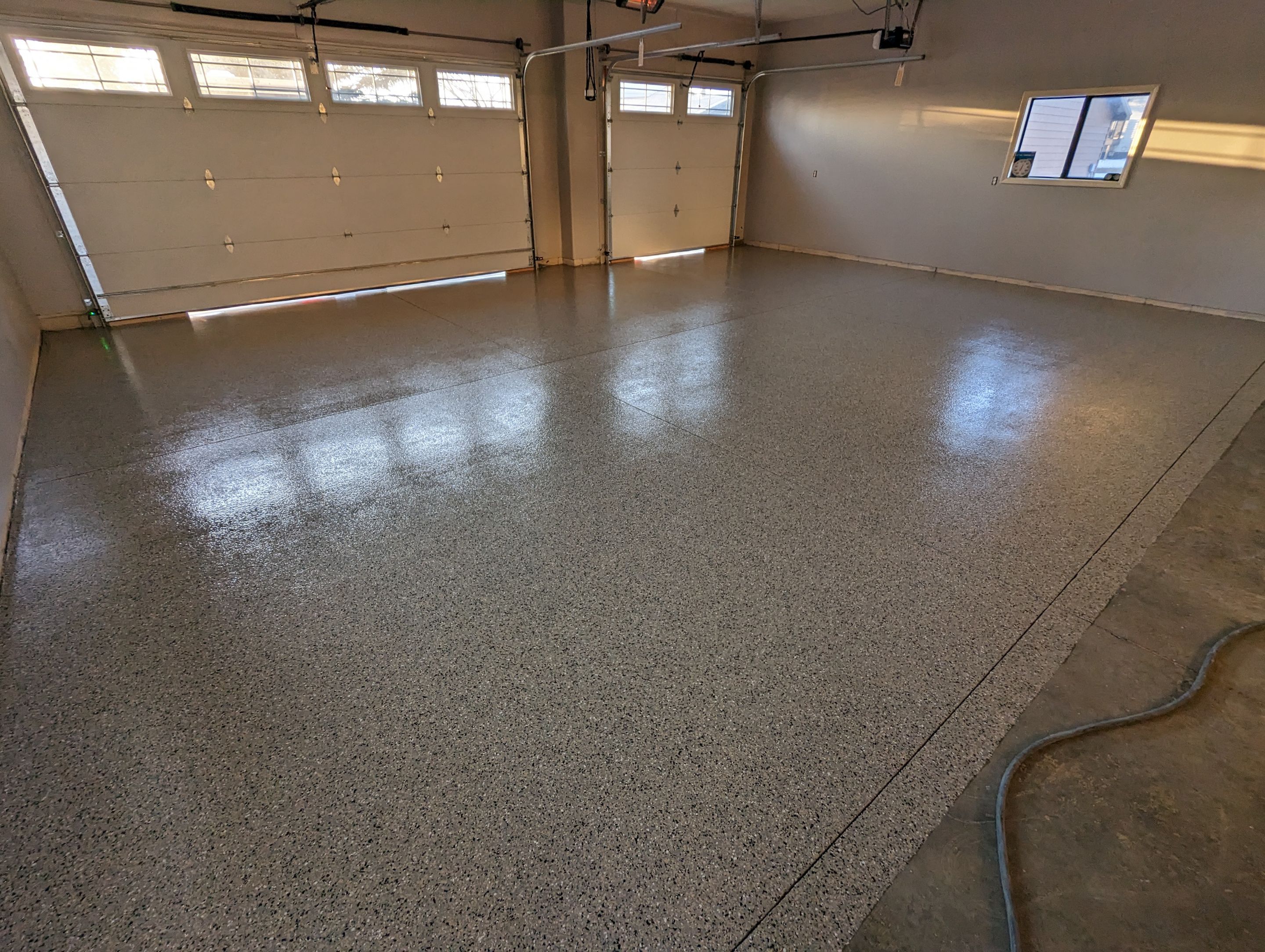 Garage using Mediterranean by Select Painting, Coatings & Garage Cabinets