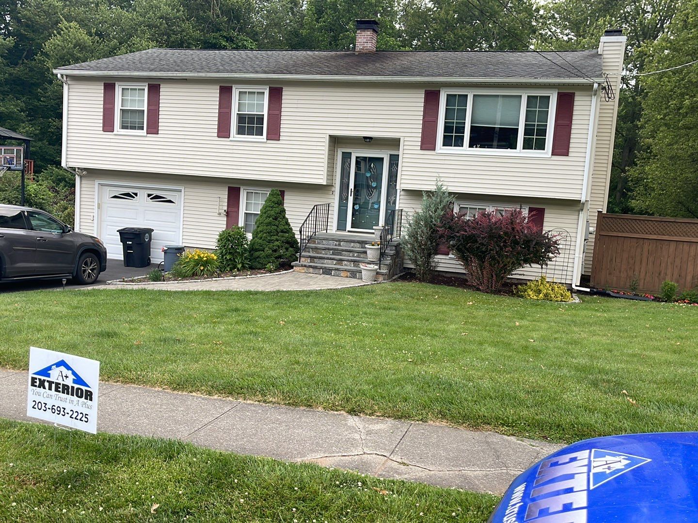 Gutter Cleaning Chimney top repair by A Plus Exterior