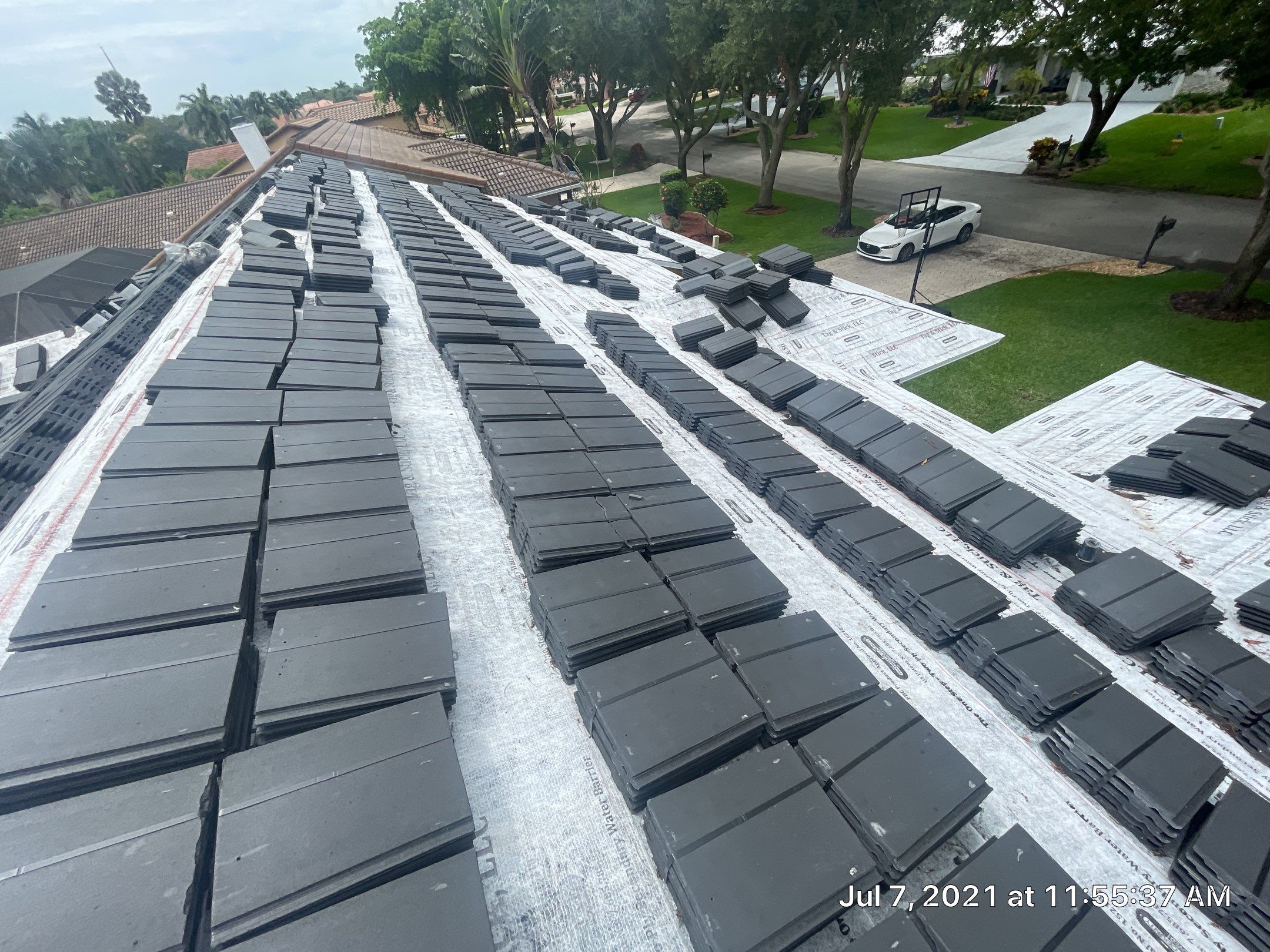 Residential Roofing Installation using WestLake Roofing Tile by BLUES BROTHERS ROOFING