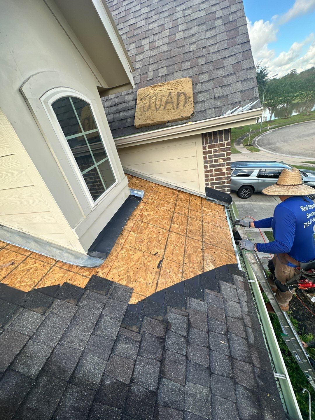 Residential Roofing Repair using Owen's Corning Duration (Lifetime) Shingles by Roof Repair Company