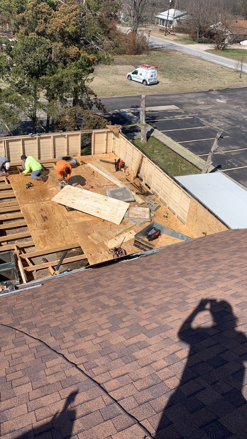 Full Commercial Roof Replacement using GAF Products in Anna Texas by Elite Roofing LLC