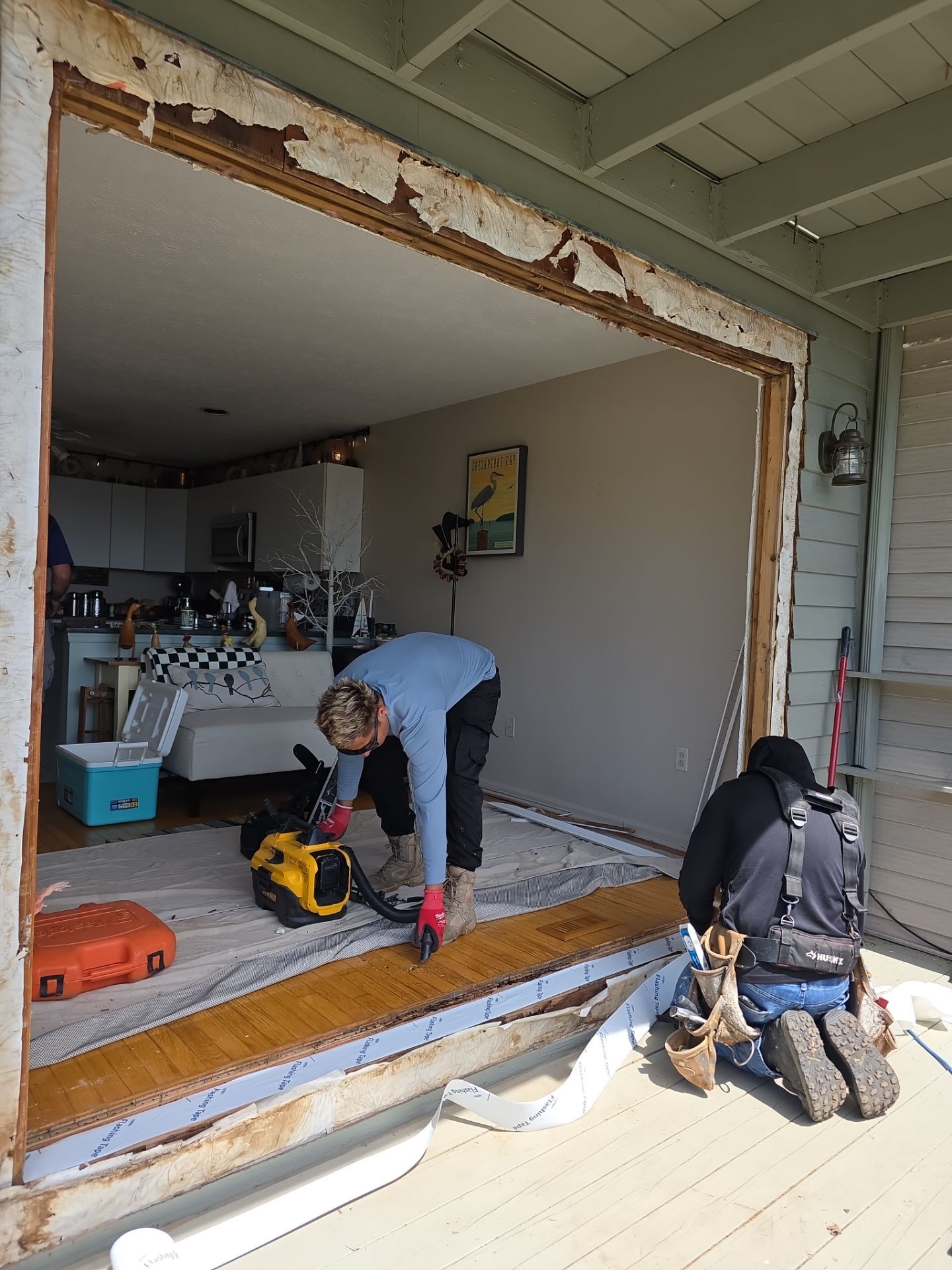 Triple-Pane Sliding Glass Door Replacement in Chesapeake Beach by Window Depot of Annapolis