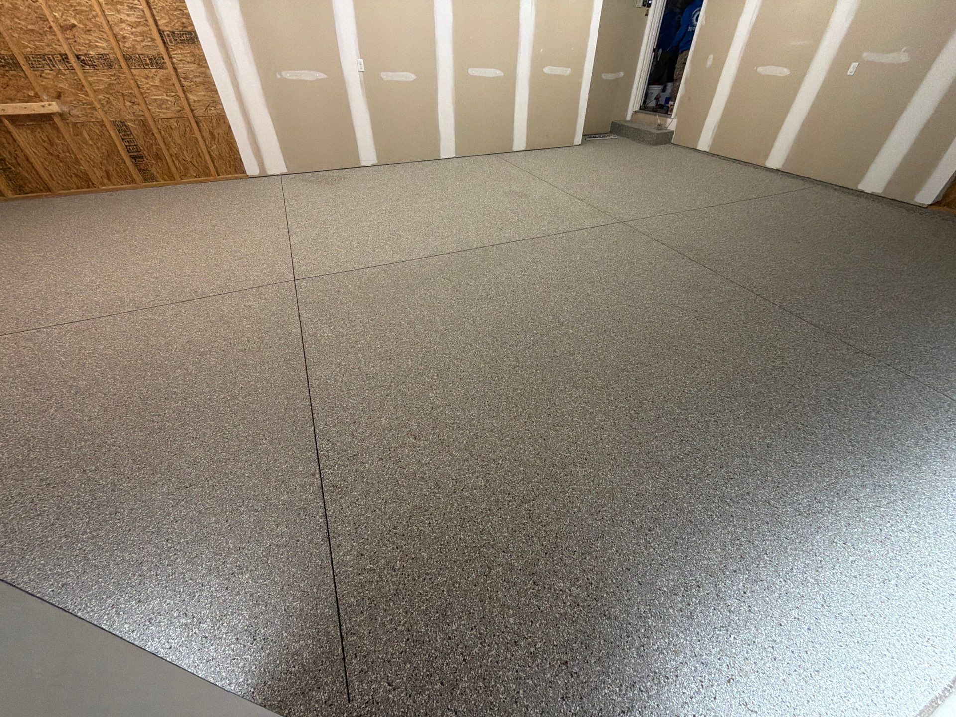Garage Floor Epoxy Coating Installation – Jenison, Michigan by Gordon Painting