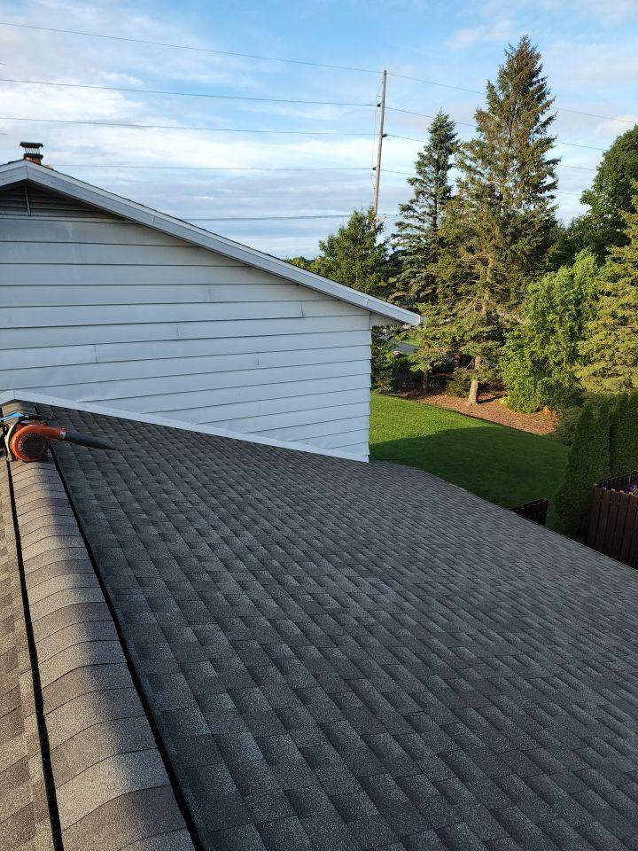 Residential Roof Replacement with GAF Shingles in Sheboygan Falls, WI by Gellings Roofing and Siding LLC