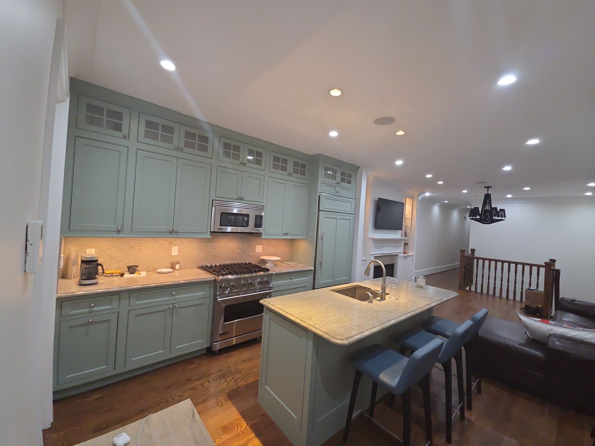 Kitchen Cabinets & Living Space Refresh in Rittenhouse by Groovy Hues