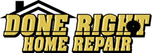 Logo for Done Right Home Repair