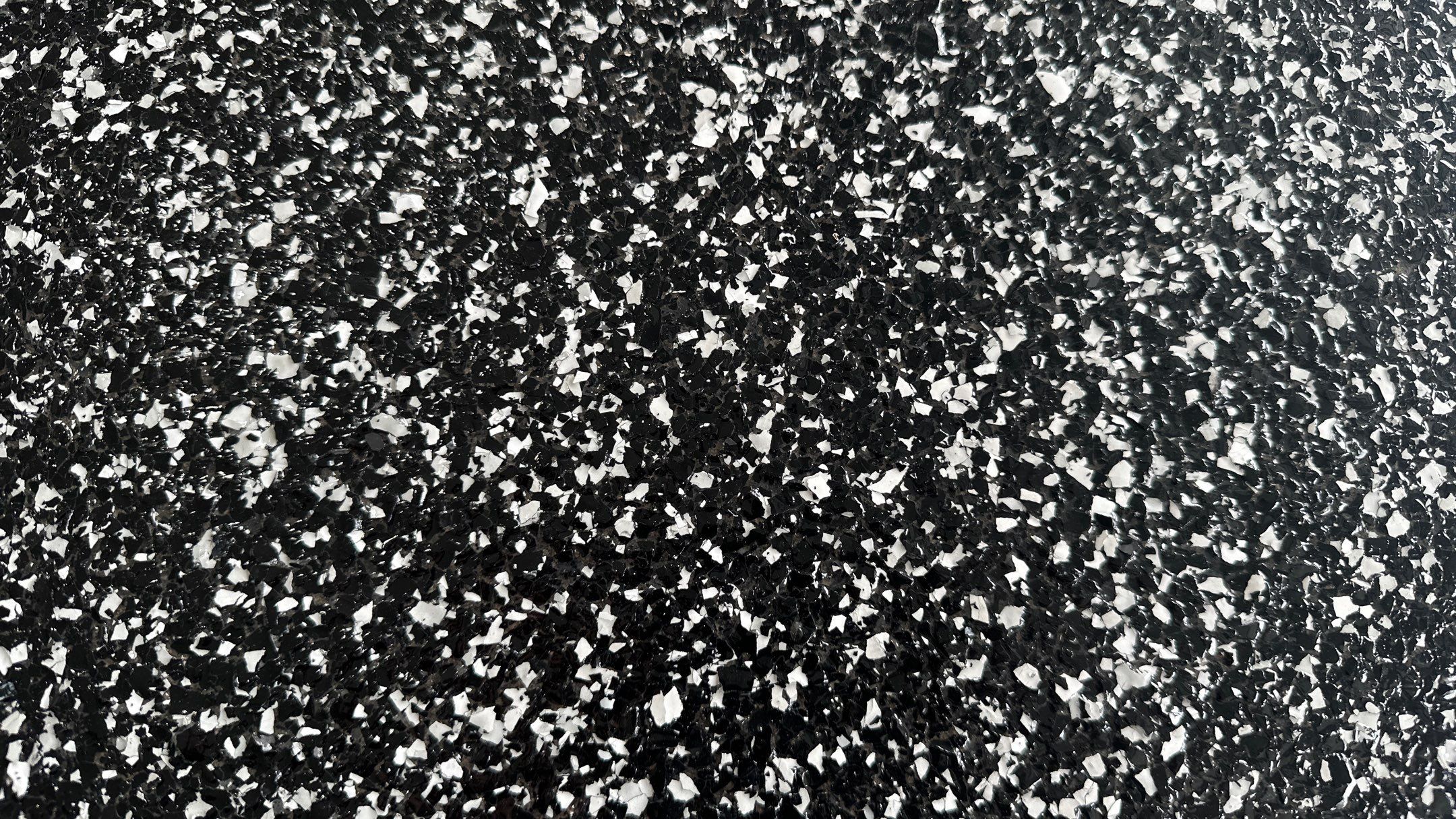 John H. received his dream garage with cabinets and a Banner Garage Floor by Banner Garage