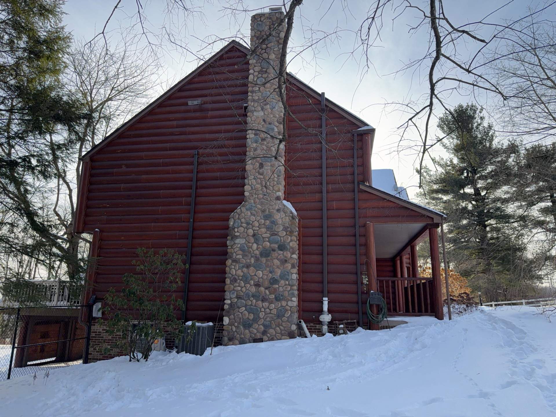 Wood Log Cabin to Everlast by Ideal Siding Pittsburgh