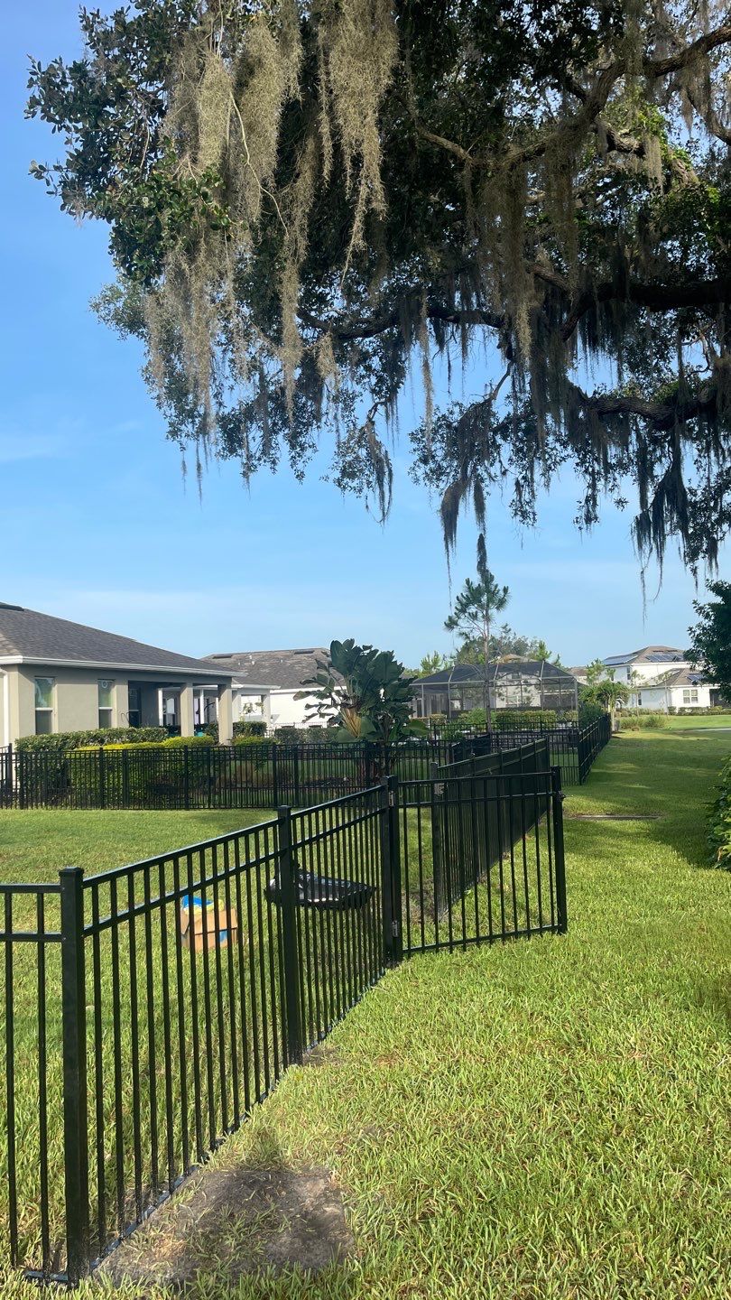 Sarasota, FL 4ft. Tall 3-Rail Black Aluminum Fence by Asap fence and gates, LLC