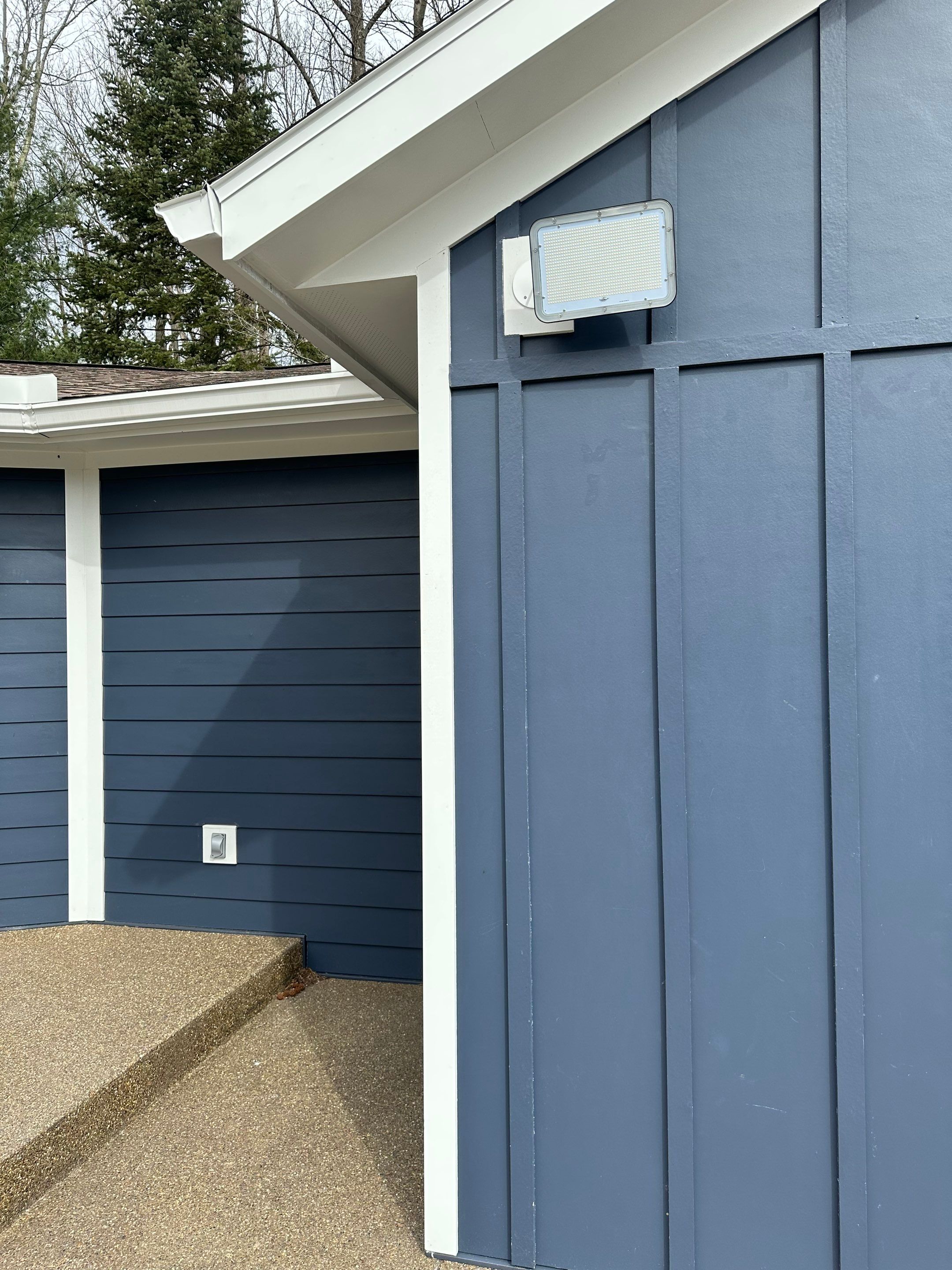 Siding Installation using James Hardie Board & Batten Siding by Best Roofing & Siding Company