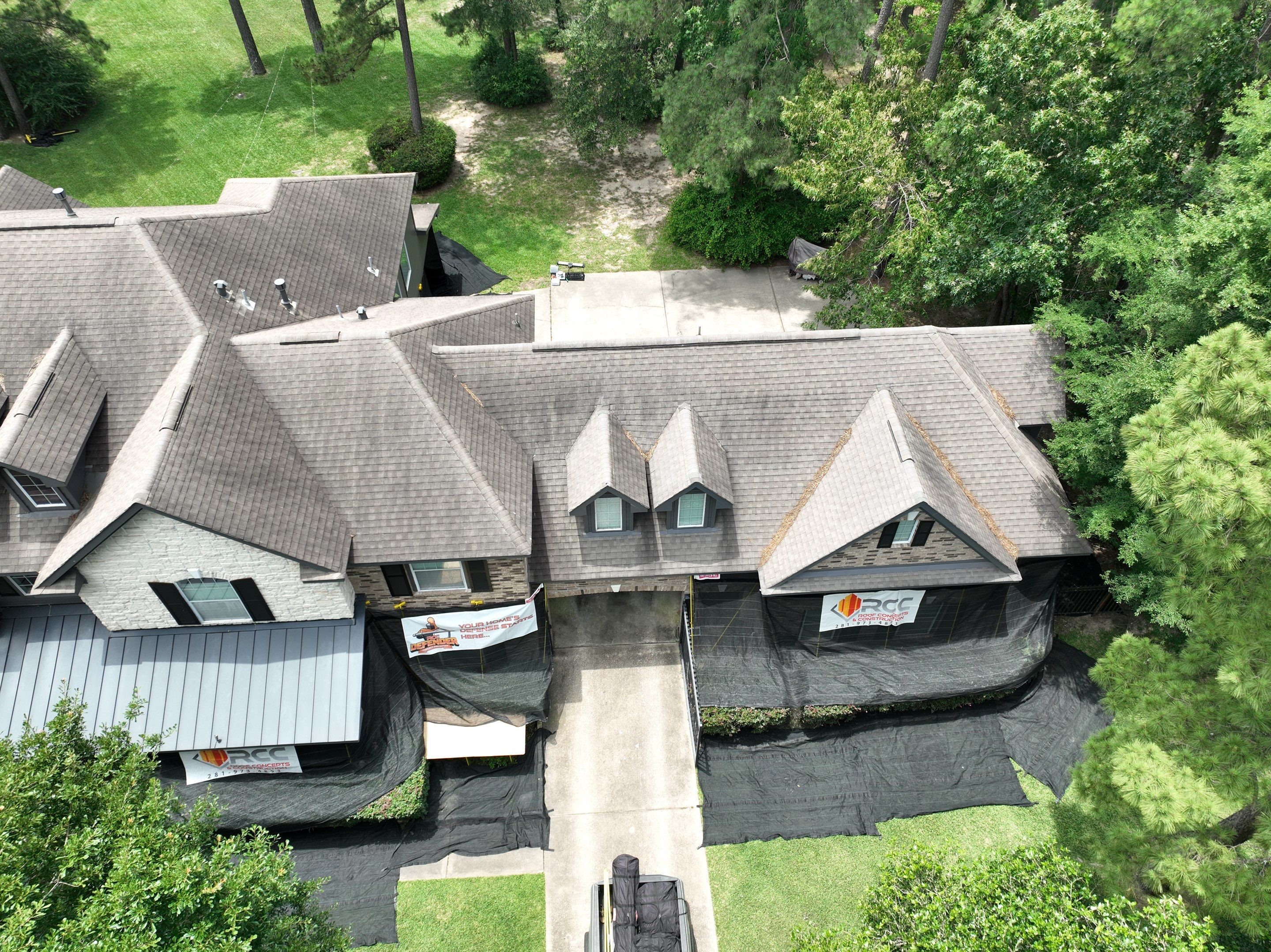 Roof Replacement - The Woodlands Texas by Roof Concepts Construction
