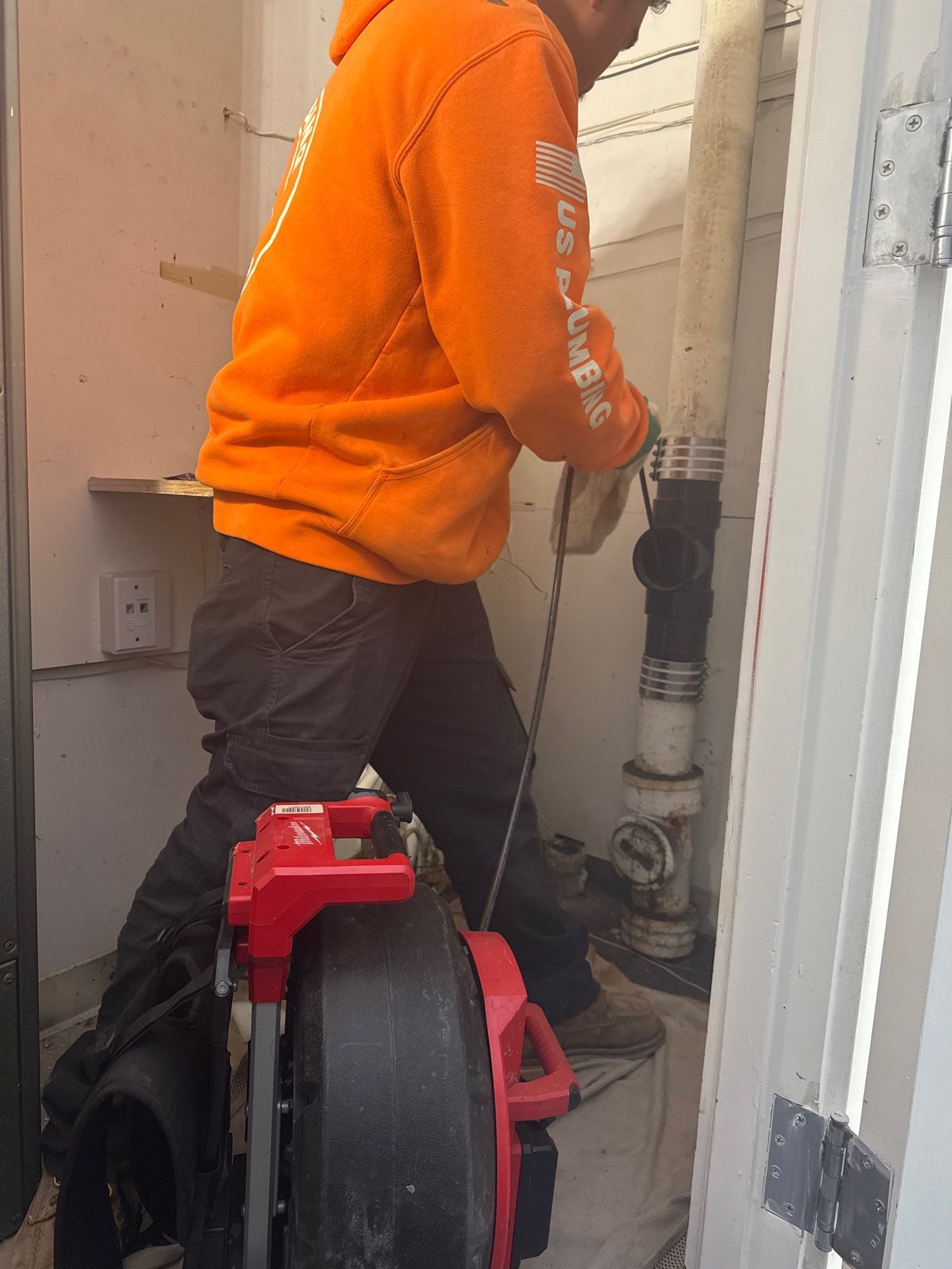 Installing New Piping and Tested Water Flow. by Us Plumbing