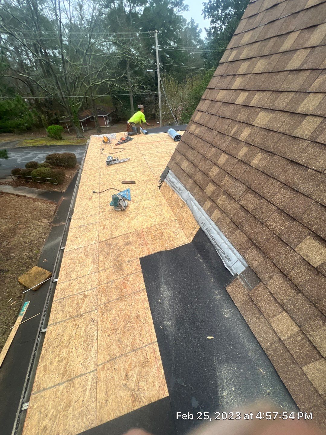  roof replacement using OC trudef duration roofing system by Nailed It Roofing & Remodeling LLC