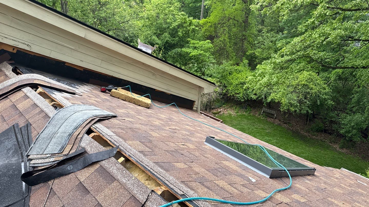 Roof Replacement using Owens Corning Desert Rose by 180 Contractors