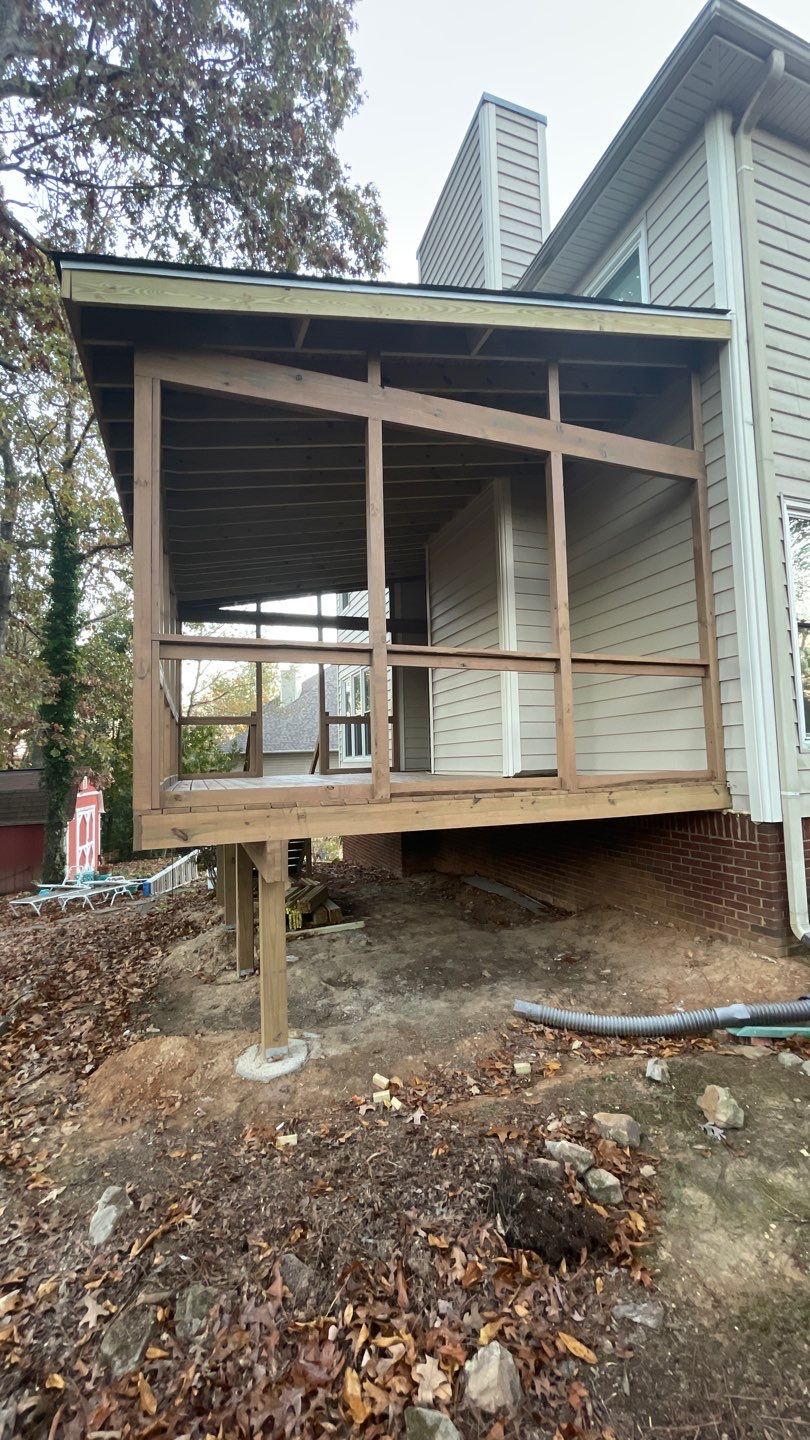 Sandy Cove - Screen Porch by Pillar and Pine