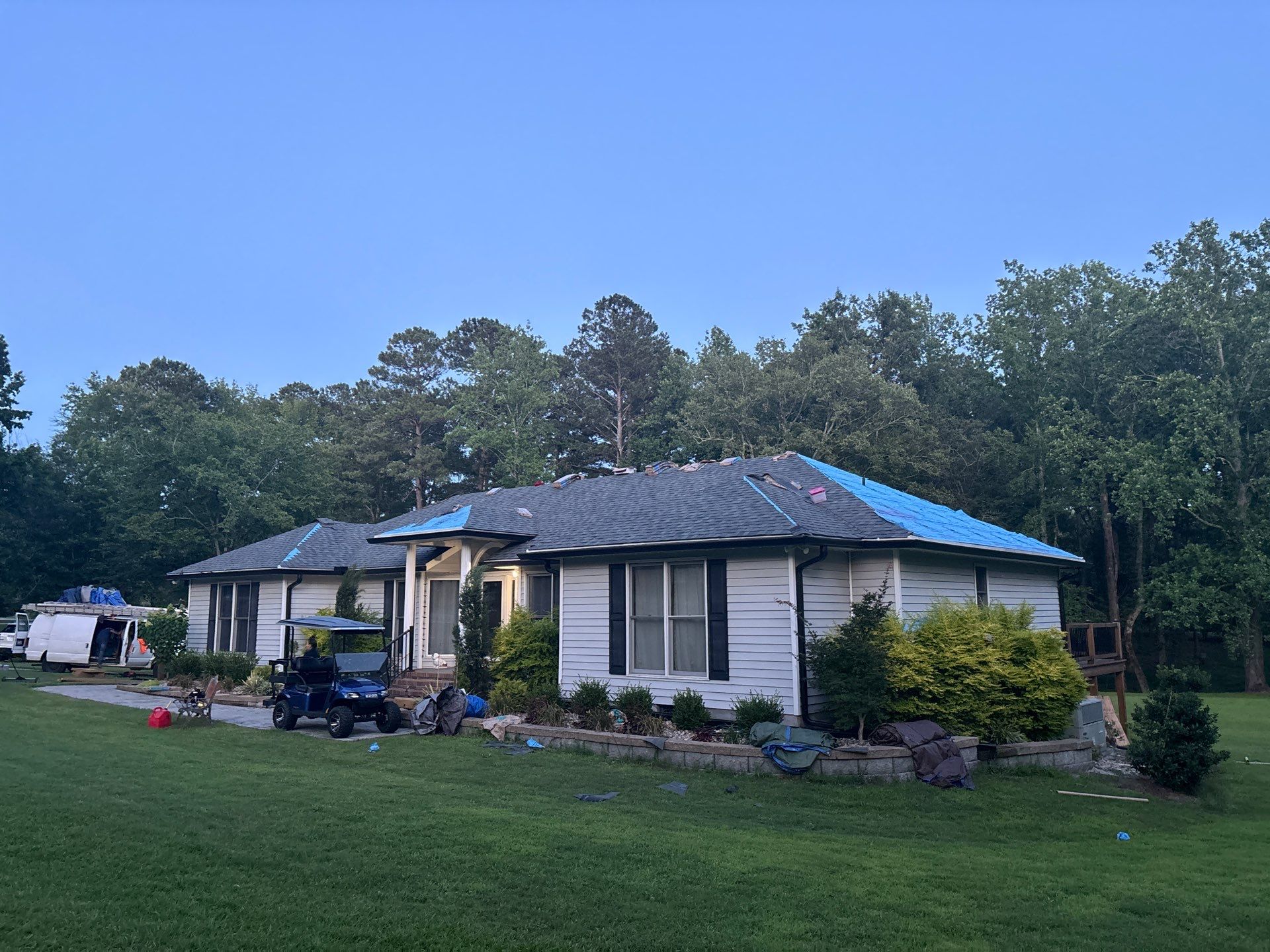 Asphalt Shingle Roof Replacement and Decking Repair in Edgefield by Roofers LLC