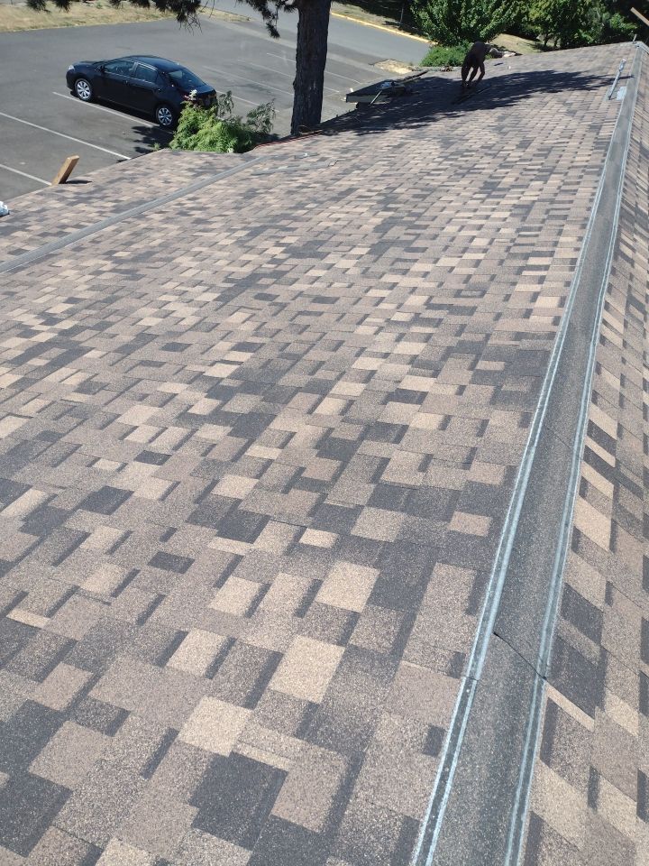 Residential Roofing Installation using IKO Dynasty (Color: Brownstone) by Orezona Building & Roofing Company, Inc.