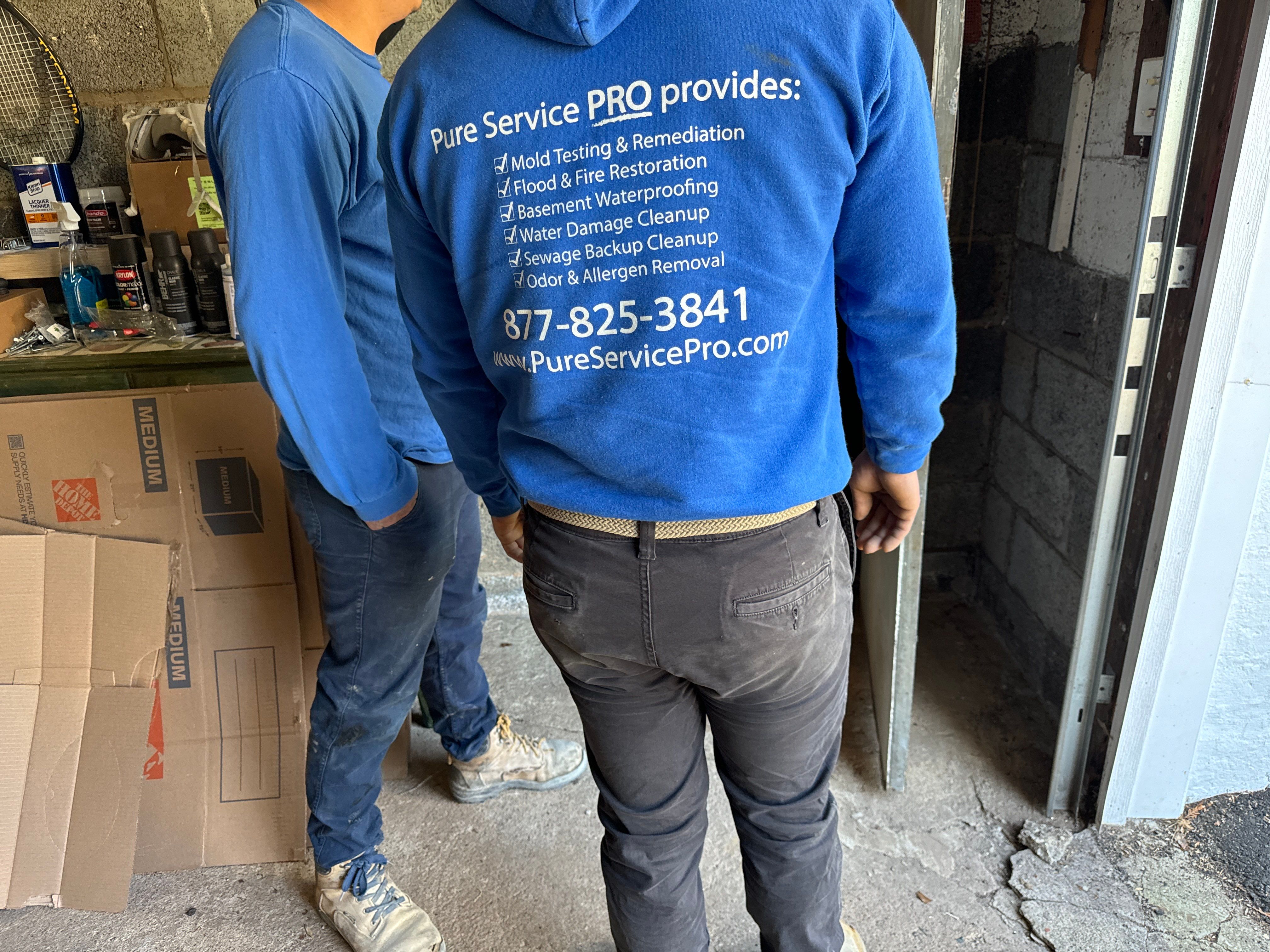 Interior French Drain West Orange NJ by Pure Service Pro, LLC 