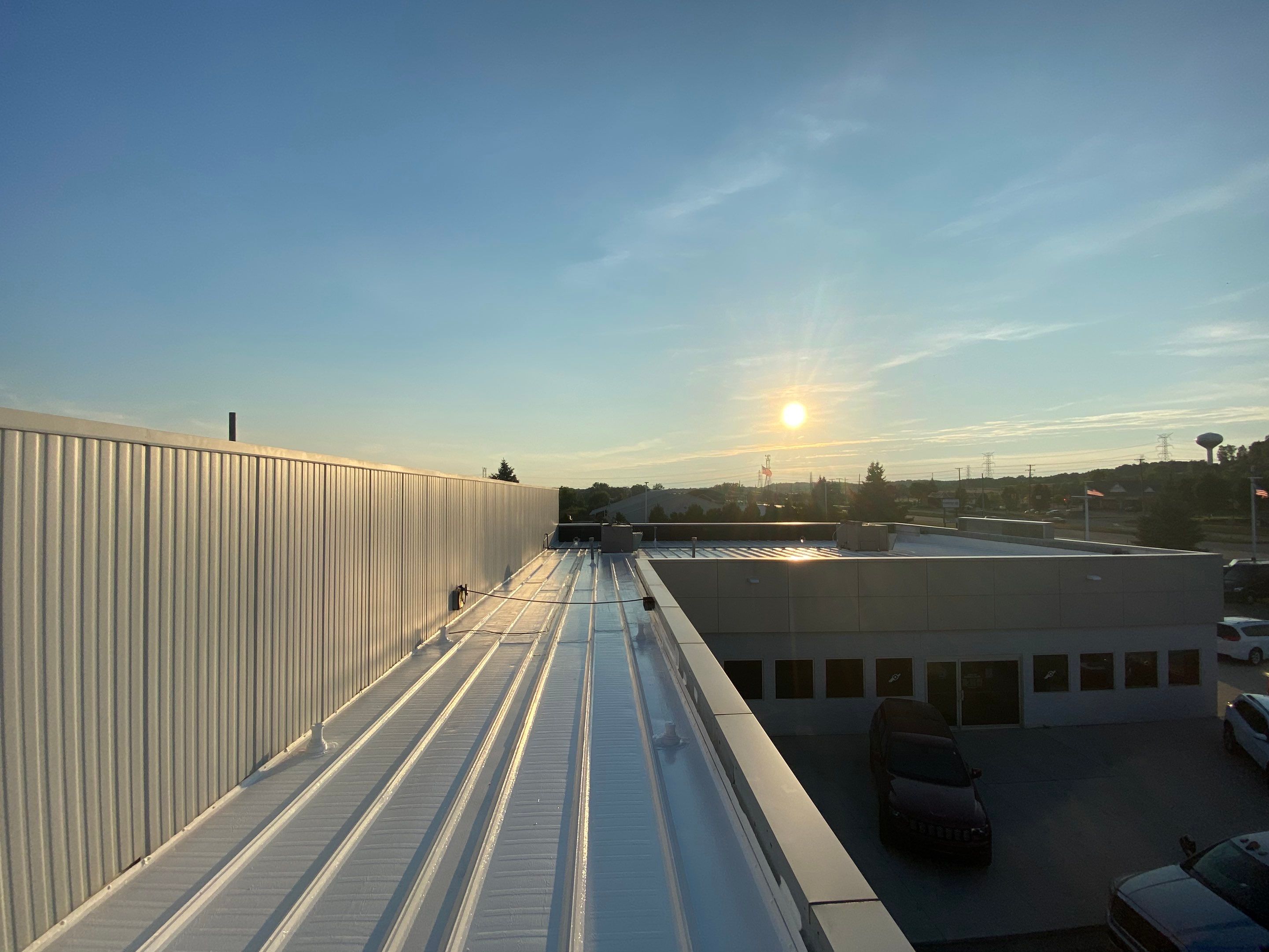  Car Dealership - Commercial  Roof Coating by Bloomfield Construction & Restoration