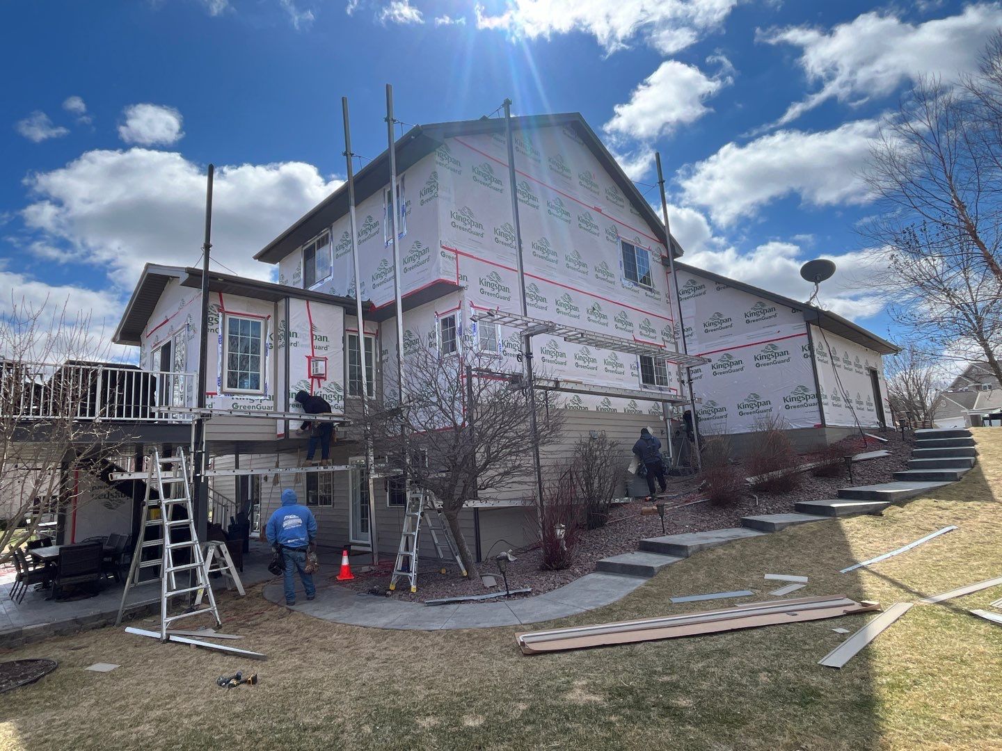 Siding Replacement – Edco Entex Steel & Mastic Vinyl Shakes | Saint Michael, MN by First Impressions Exteriors