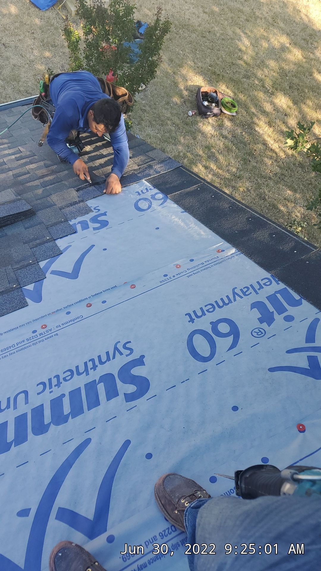 Residential Roofing Installation using ATLAS Pinnacle Pristine Shingles by Harvey Roofing & Construction