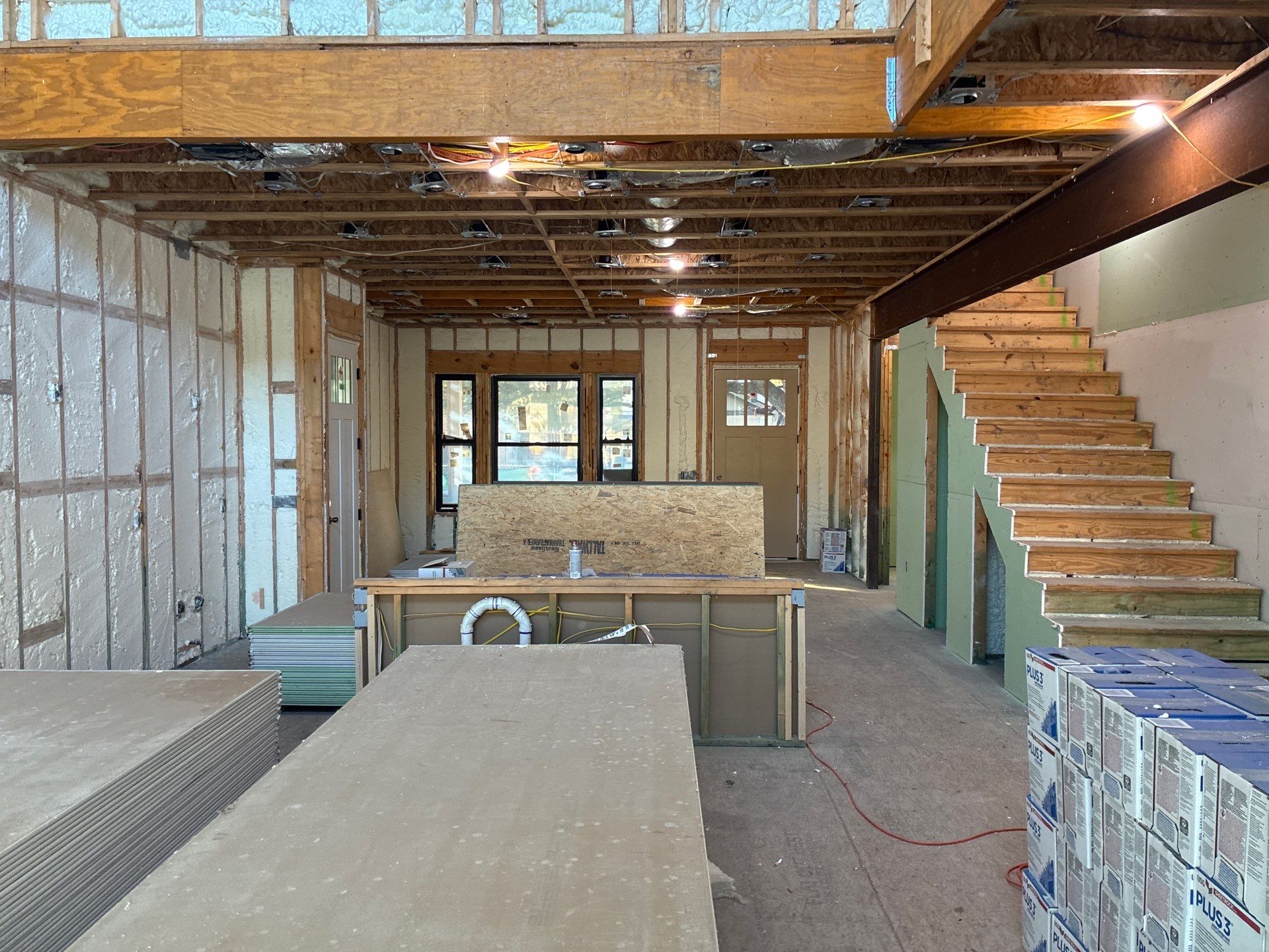 Fully encapsulated Dallas custom home  by Apex Insulation Solutions