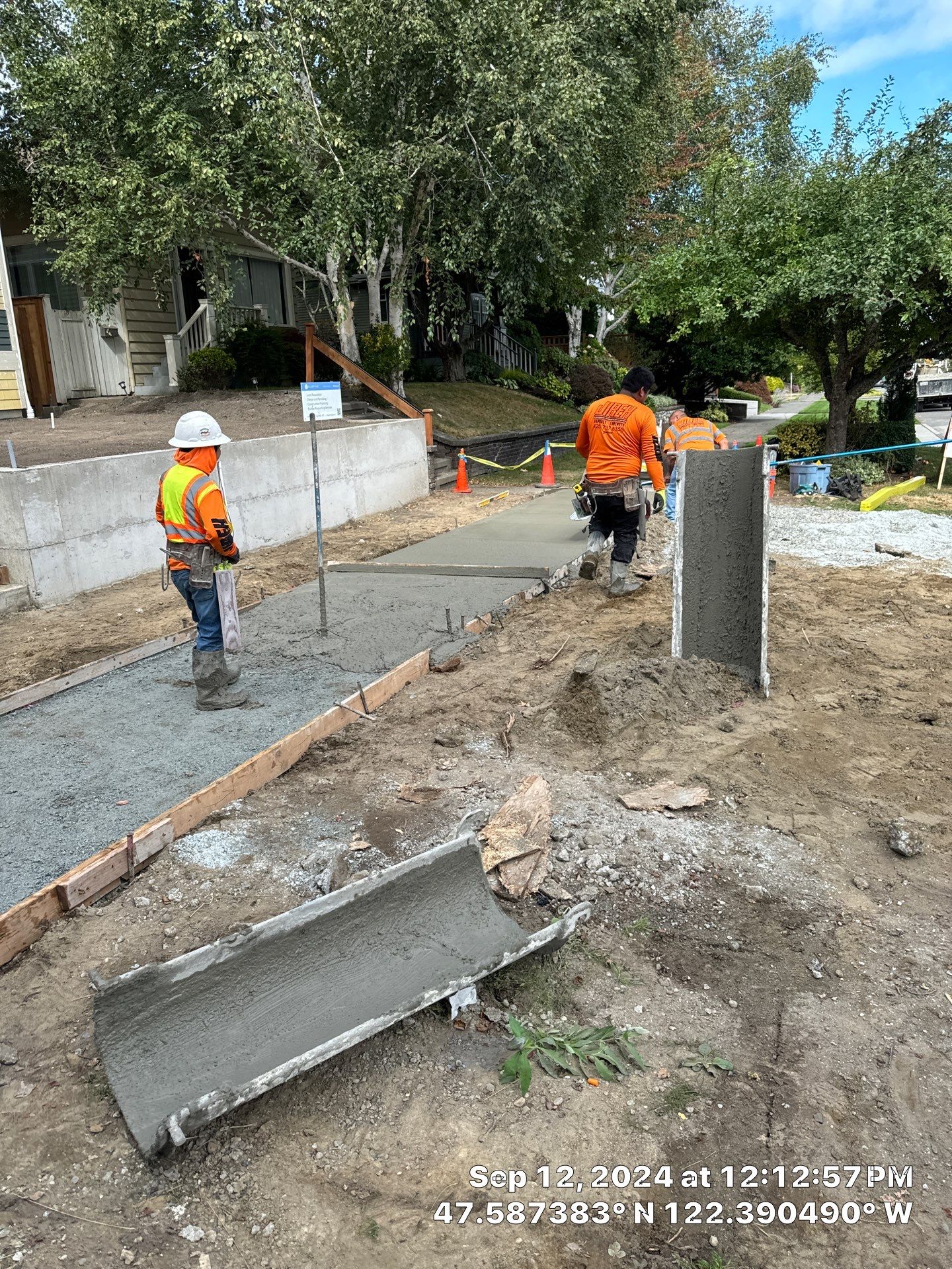 David | Concrete Sidewalk by Jireh Asphalt & Concrete Inc 