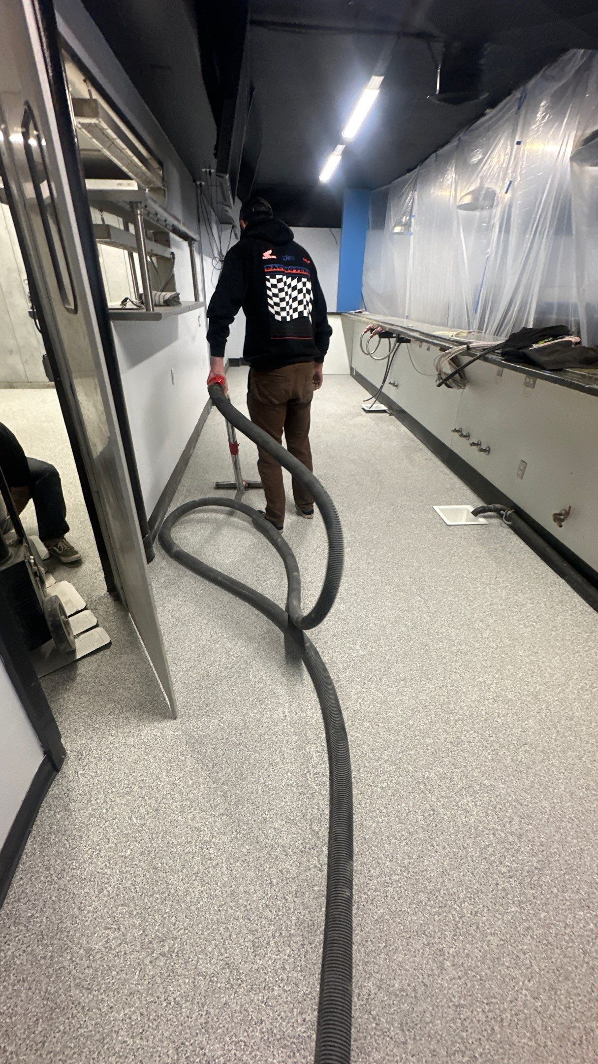 Commercial Kitchen Flooring using Slate Stone 1/8" by Croc Coatings, LLC