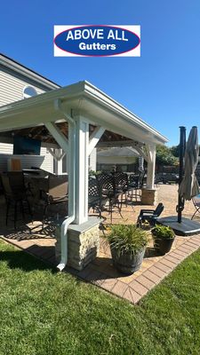 New Pavilion Gutter Installation