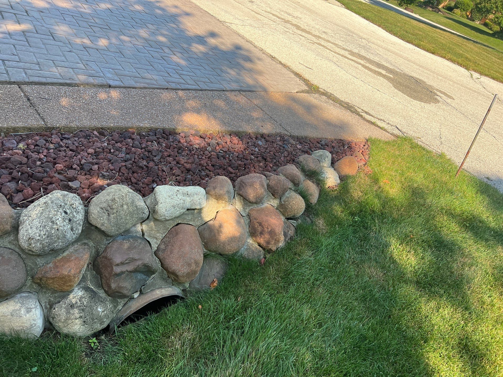 Rust removal by Northern Power Washing LLC.