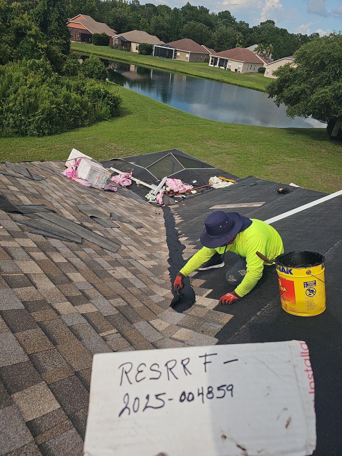 Project in New Port Richey 34654 by Mitchell Roofing Company LLC 