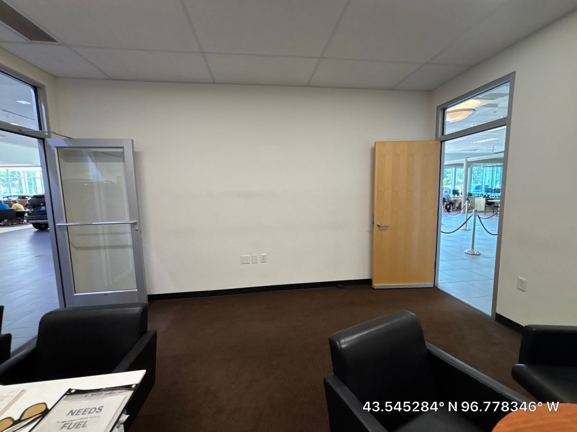 Interior Painting and Drywall Patching for Sioux Falls Commercial Showroom by Select Painting, Coatings & Garage Cabinets