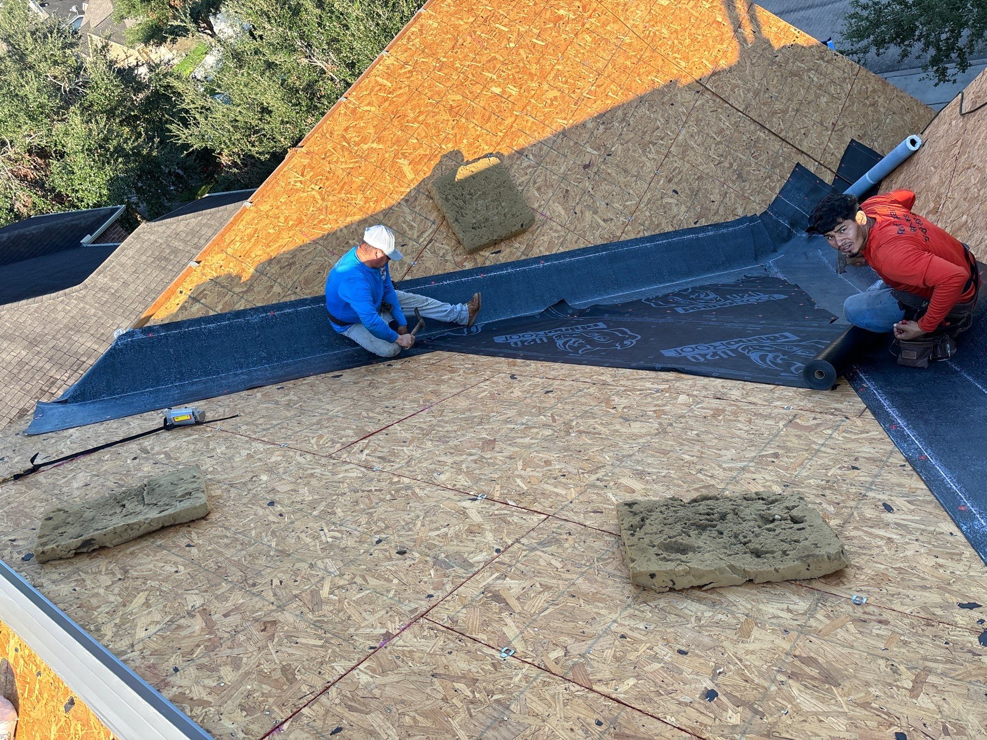 Residential Roofing Installation using Owen's Corning Duration (Lifetime) Shingles by Roof Repair Company