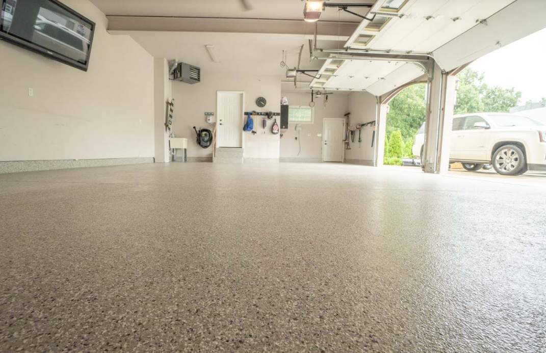 Hallet Residence - Garage Floor Coating by Level 10 Coatings