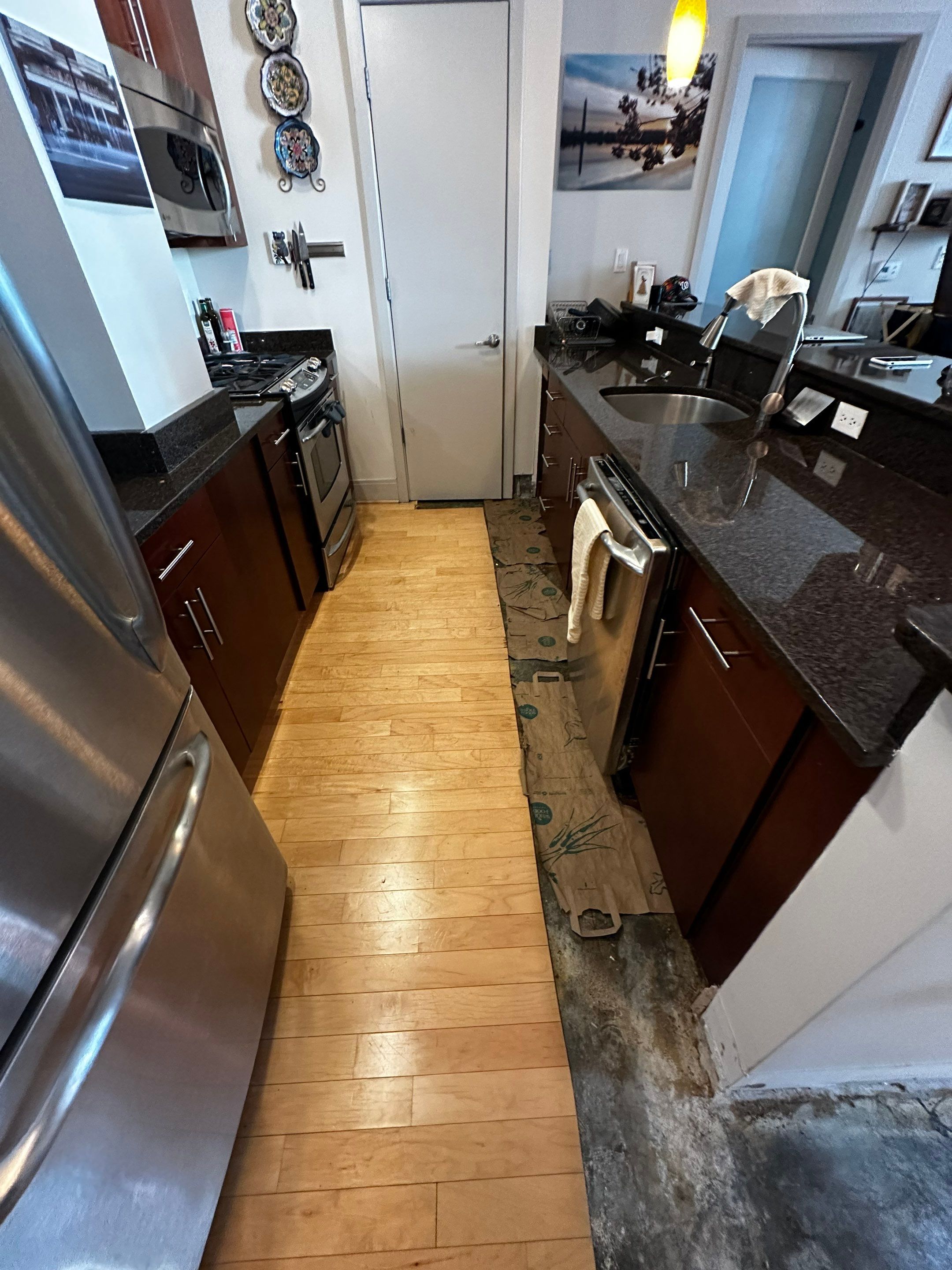 Engineered Hardwood & Carpet Installation by Greenspring Construction Services