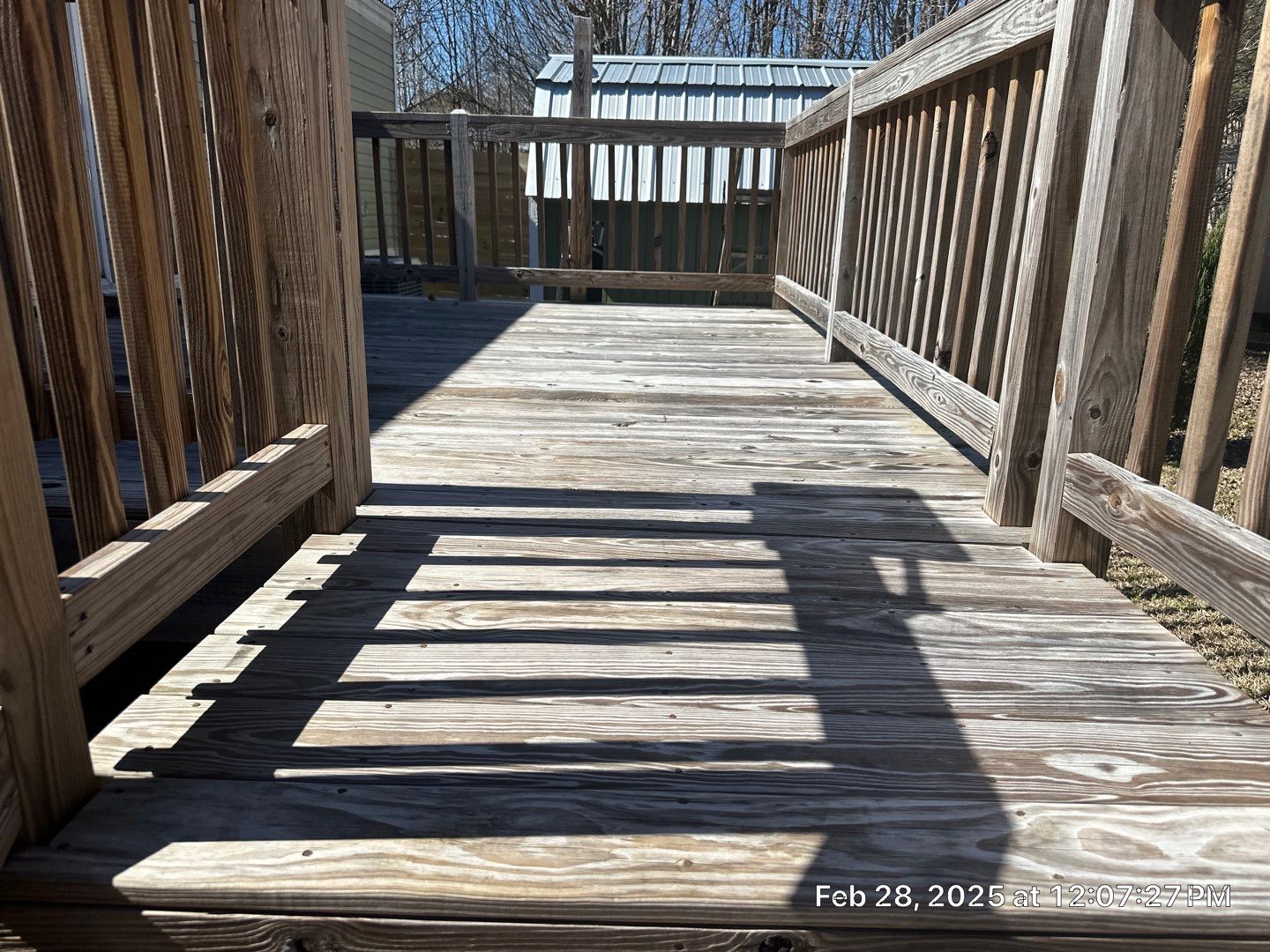 Weathered Deck using Wood Sealant by DuraSeal