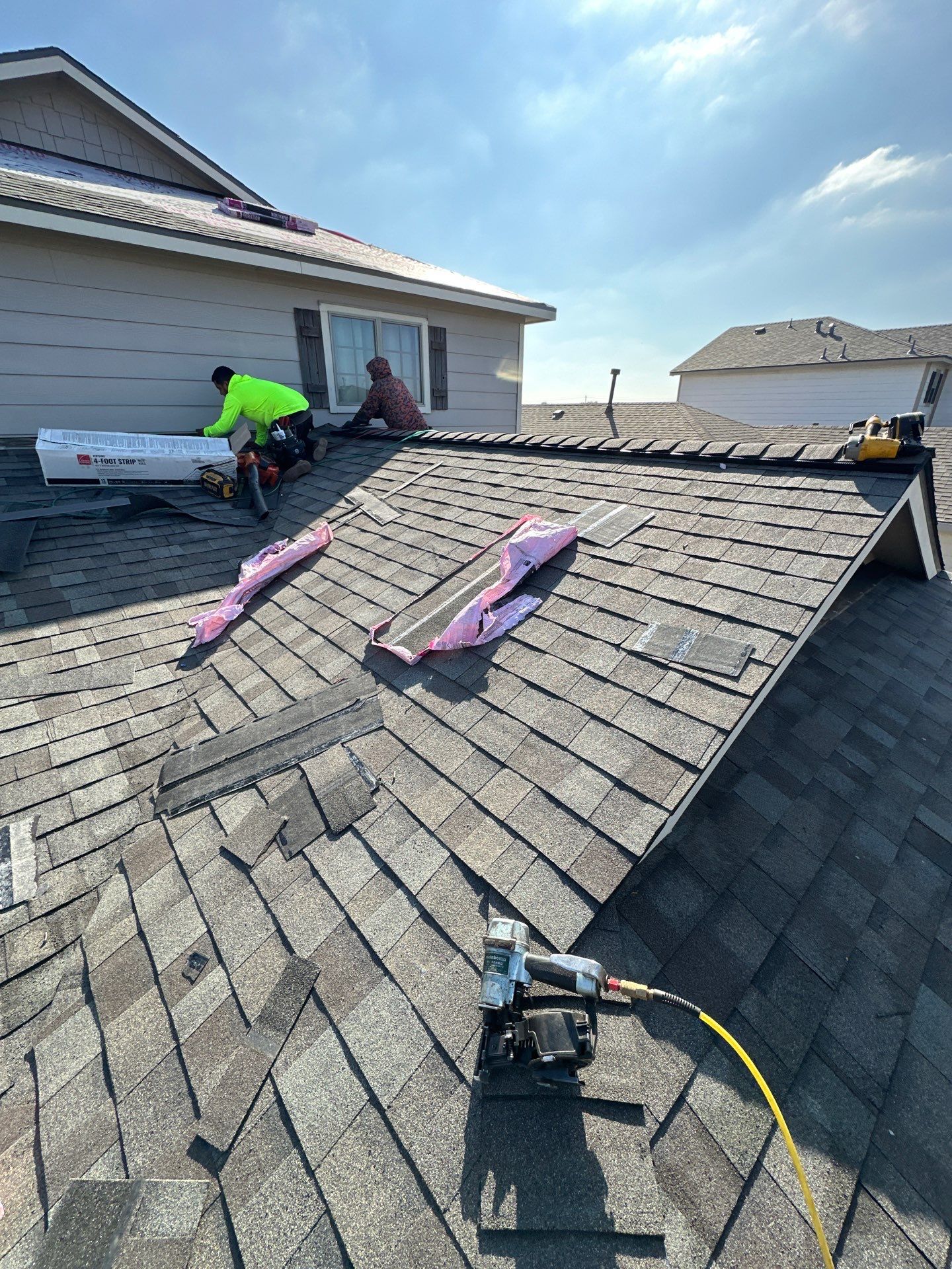Project in Houston by Motion Roofing