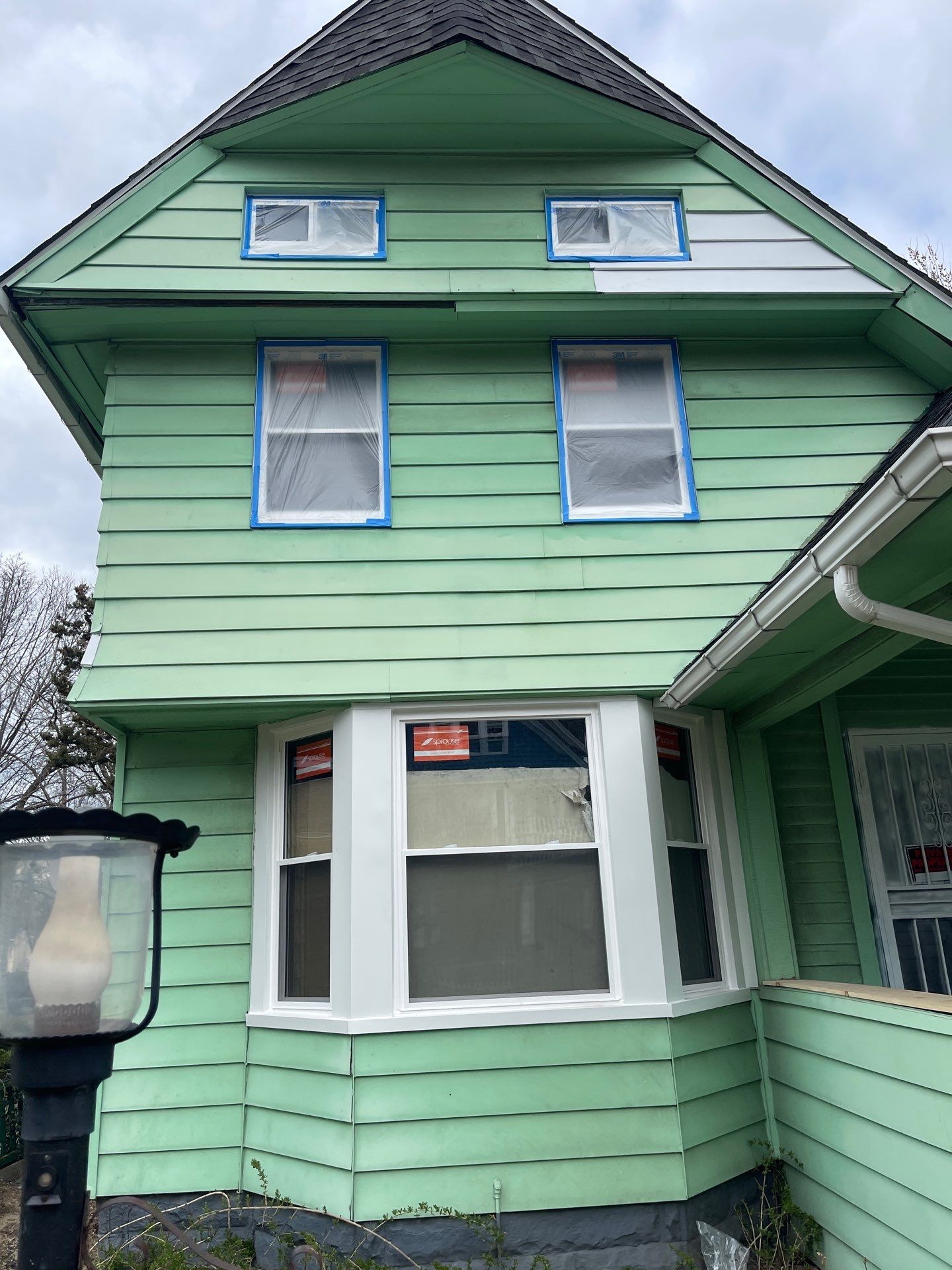 Exterior Painting using Benjamin Moore Element Guard by Callaway Contracting LLC