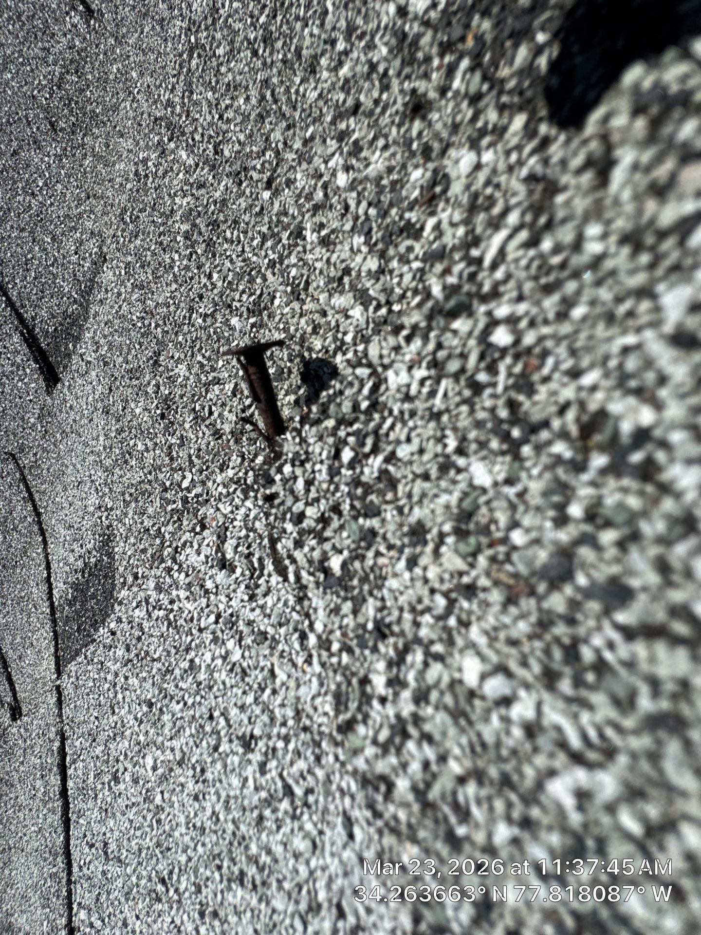 A 5-year-old roof that needed full replacement by North Carolina Roofs