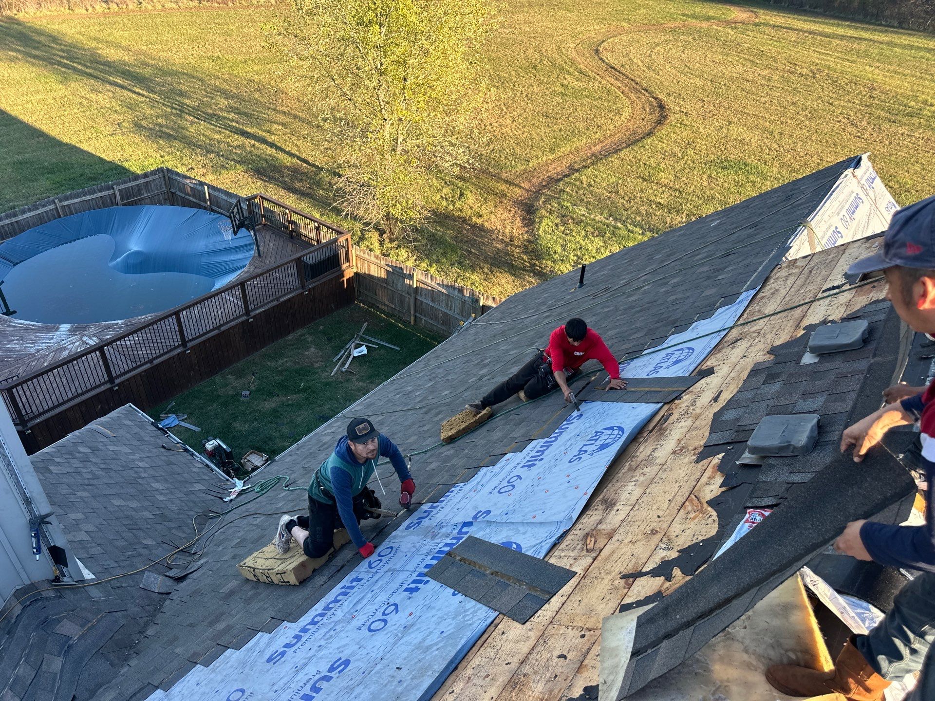 Residential Roof + Gutters & Downspouts Install  by Titan Commercial & Residential Roofing 