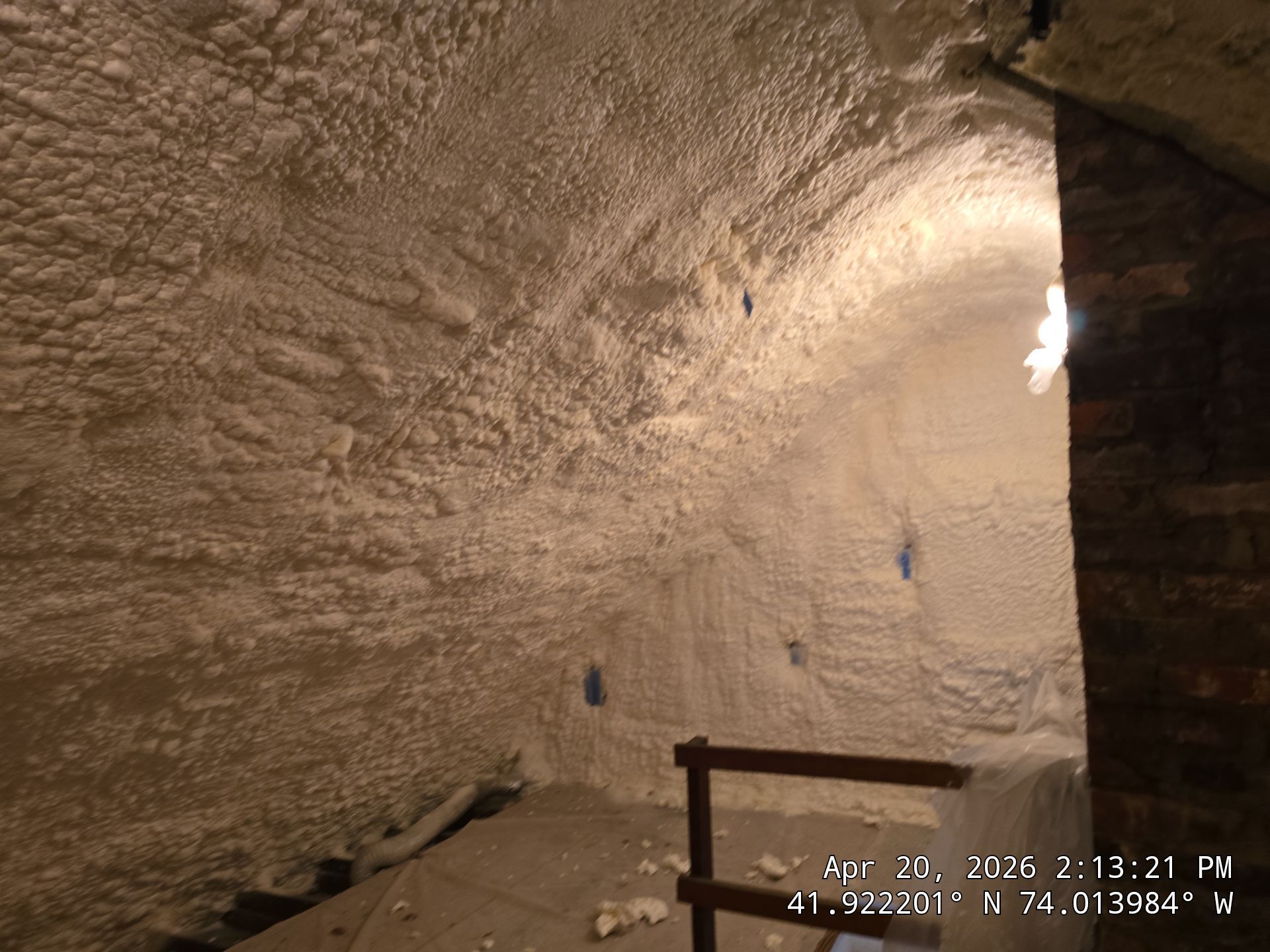 Attic Insulation using open cell spray foam by NYS Foam & Energy