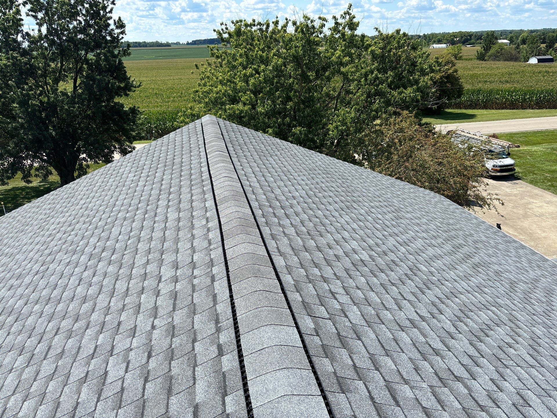 Residential Roofing Installation using Timberline UHDZ Shingles - Pewter Gray by RoofX 